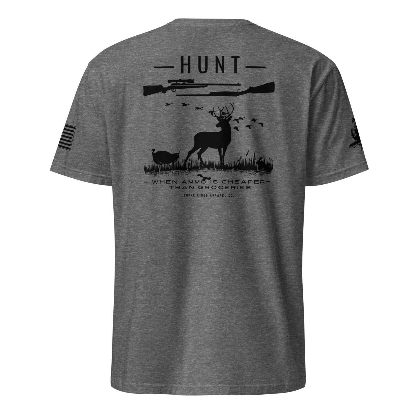 Hunt | Core SS P-graphiteheather-Shore Lines Apparel Co.