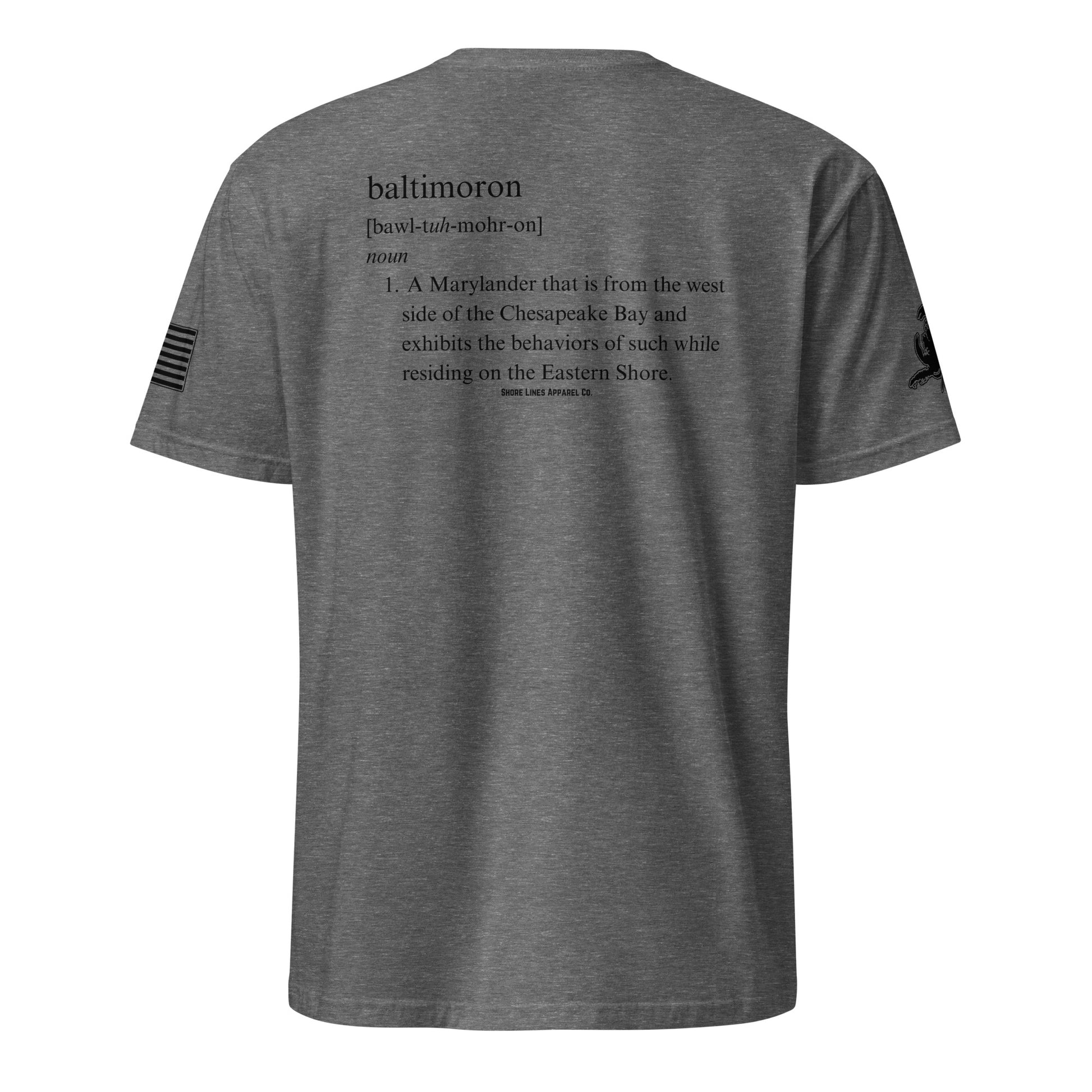 Baltimoron | SS P-graphiteheather-Shore Lines Apparel Co.