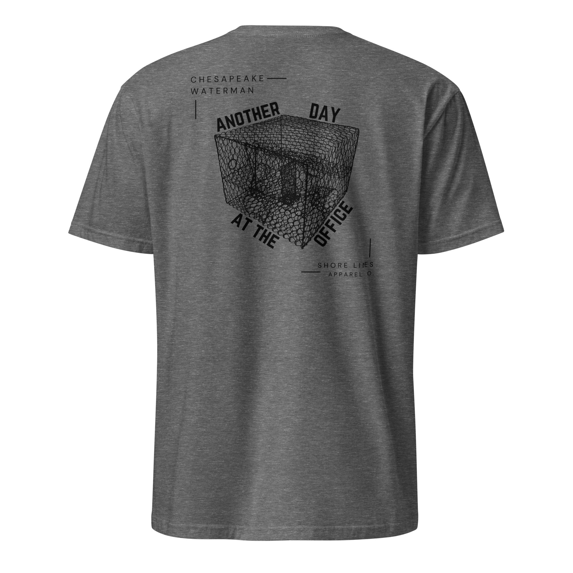 A Waterman's Day | Short Sleeve-graphite-Shore Lines Apparel Co.