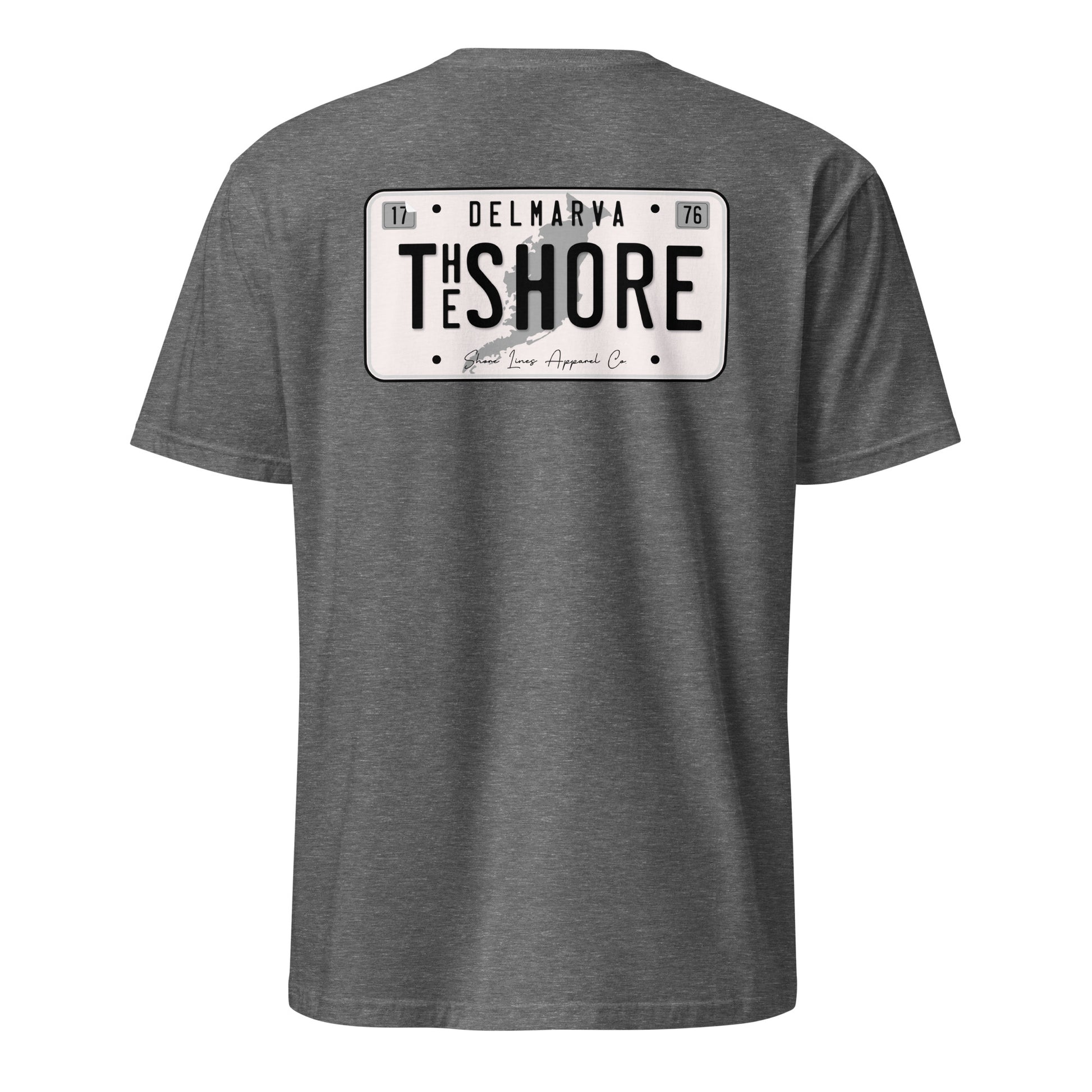 License Plate | SS-graphiteheather-Shore Lines Apparel Co.