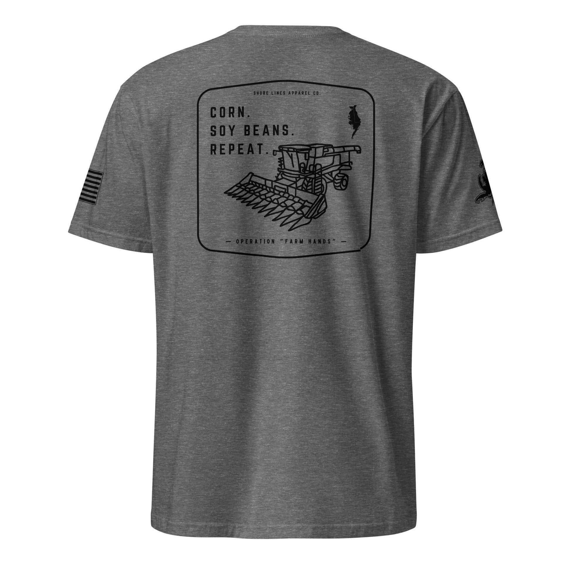 Operation Farm Hands | SS P-graphiteheather-Shore Lines Apparel Co.