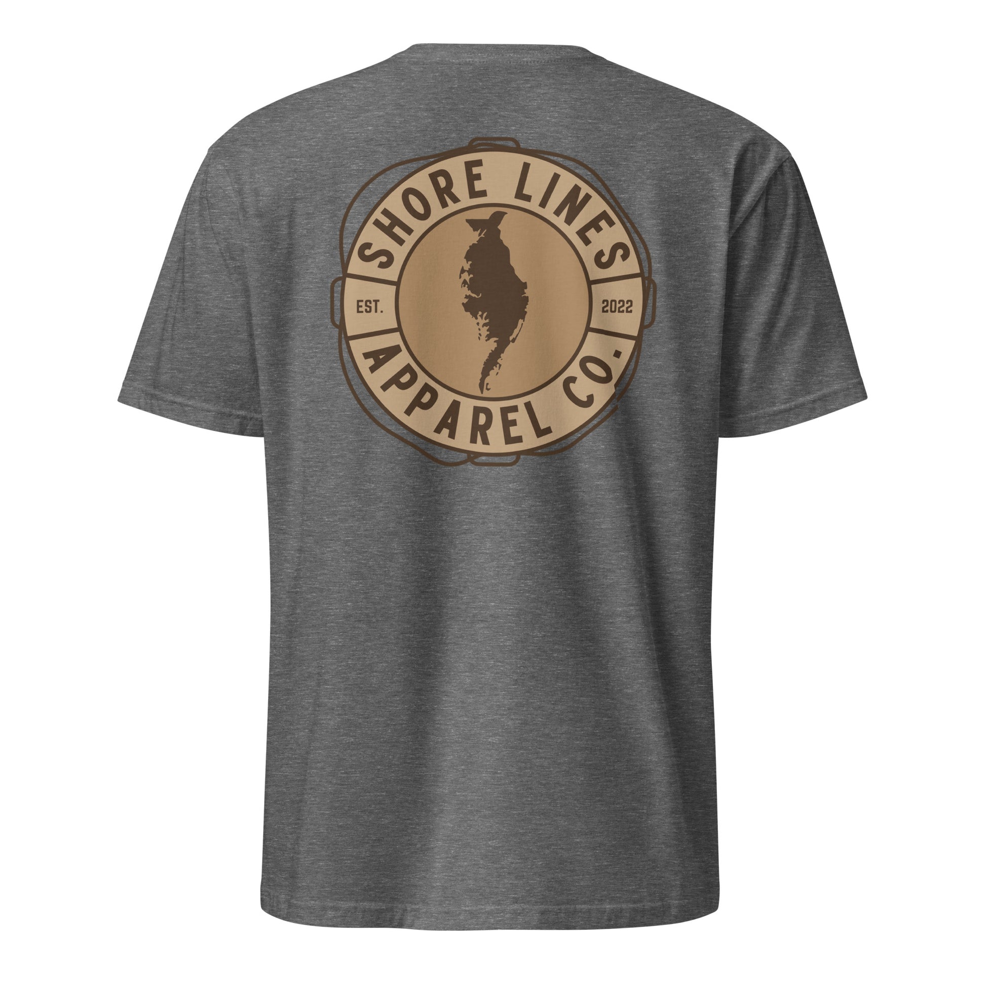 Shore Lines Espresso | SS-graphiteheather-Shore Lines Apparel Co.