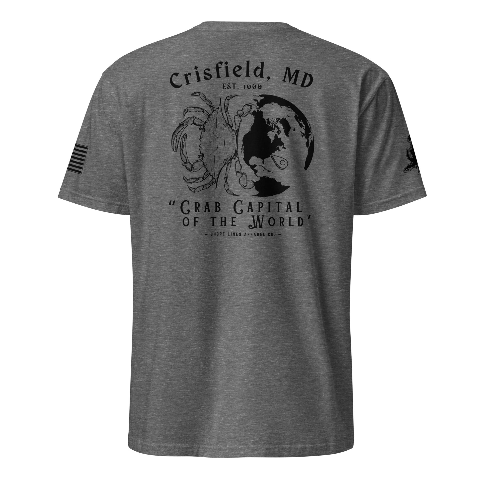 Crisfield | Short Sleeve P-graphite-Shore Lines Apparel Co.