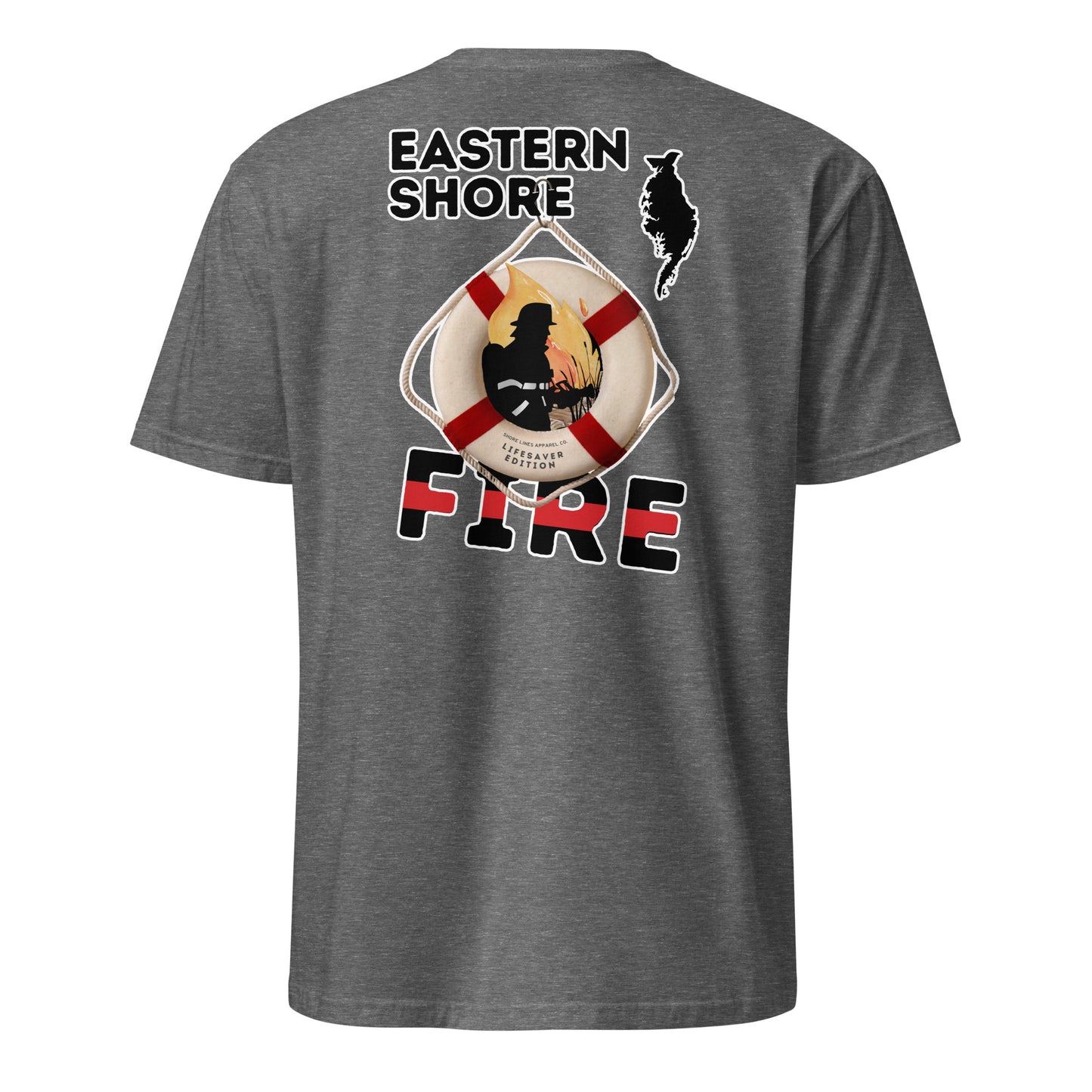 Fire - Lifesaver Edition | Core SS-graphiteheather-Shore Lines Apparel Co.