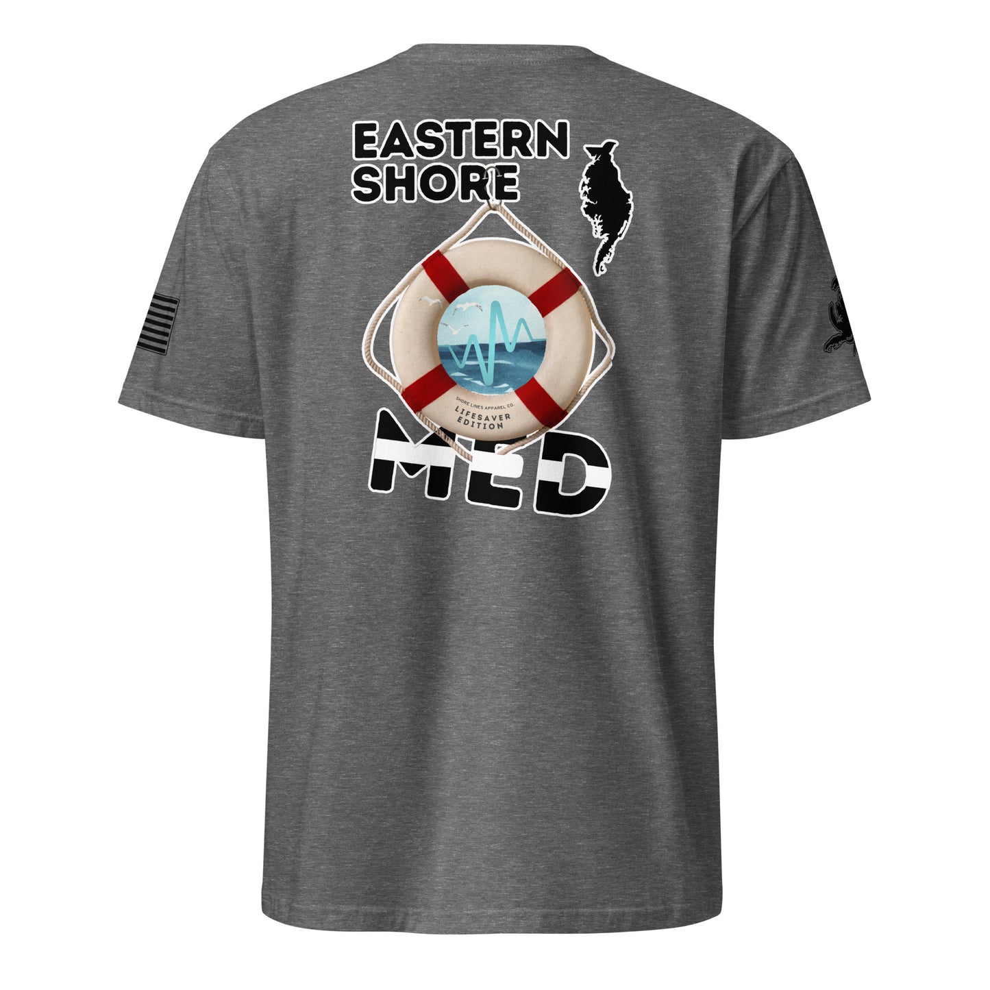 Med - Lifesaver Edition | Core SS P-graphiteheather-Shore Lines Apparel Co.
