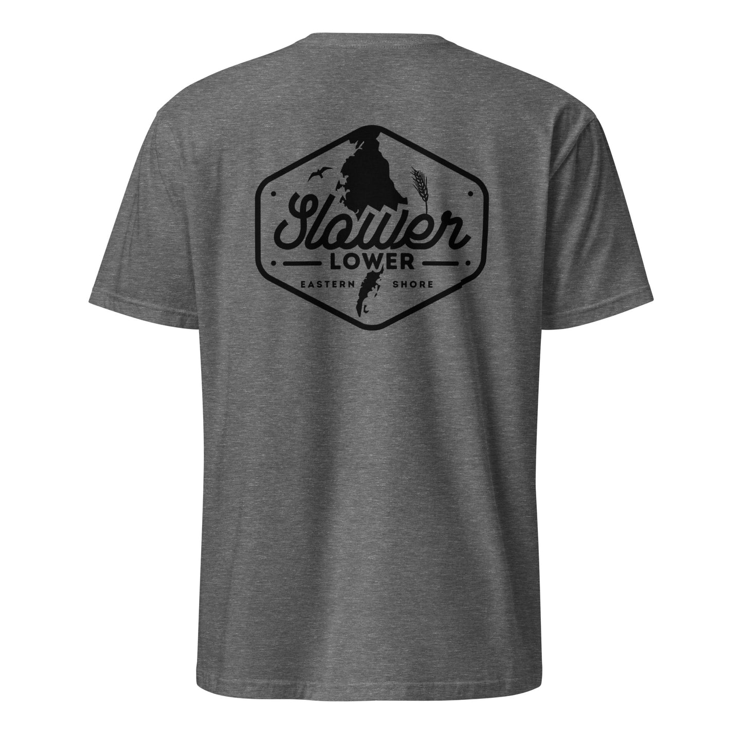 Slower Lower | Short Sleeve-graphite-Shore Lines Apparel Co.™
