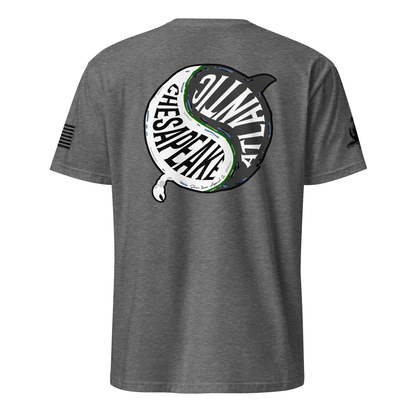 Chesapeake Atlantic | Short Sleeve P-graphite-Shore Lines Apparel Co.™
