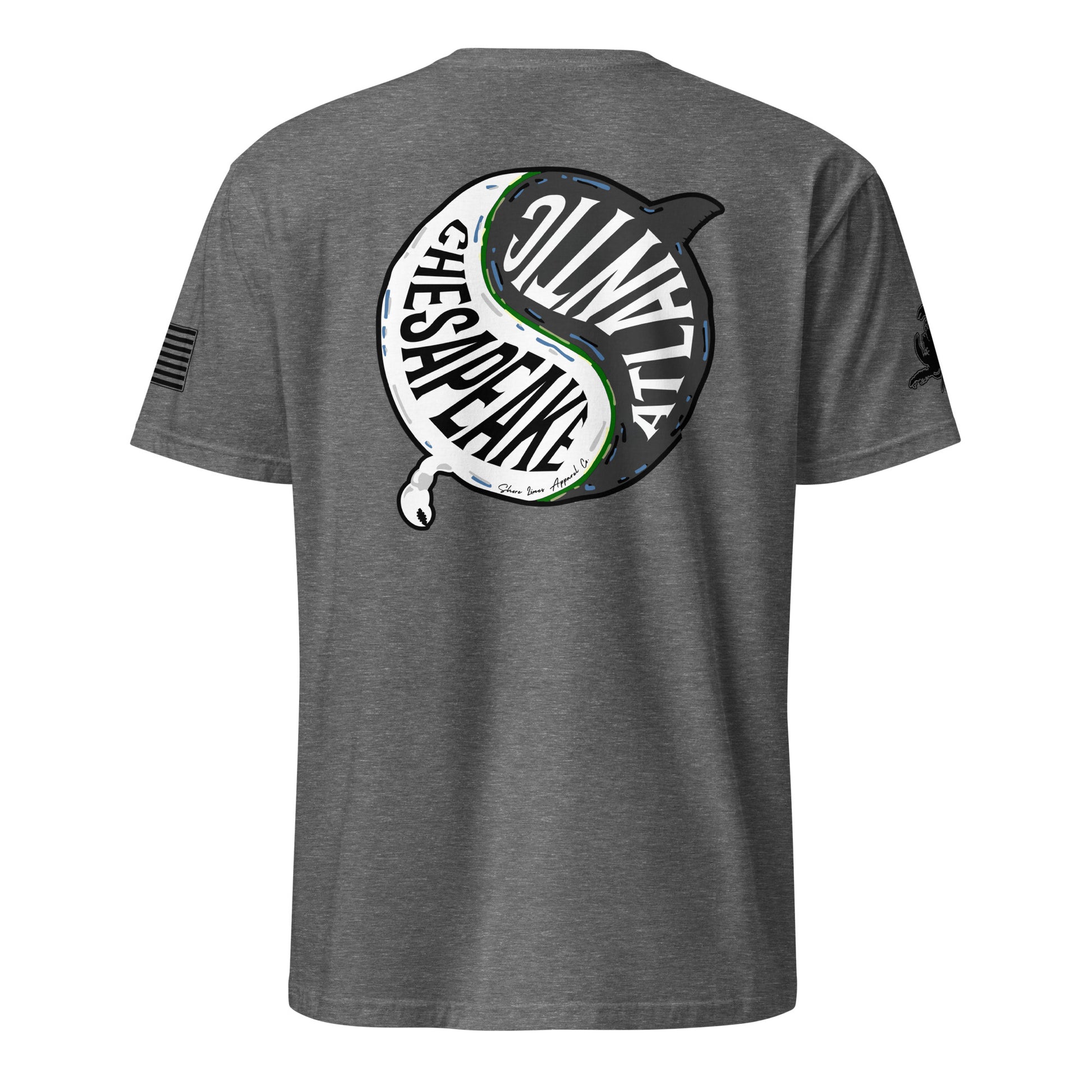 Chesapeake Atlantic | Short Sleeve P-graphite-Shore Lines Apparel Co.™