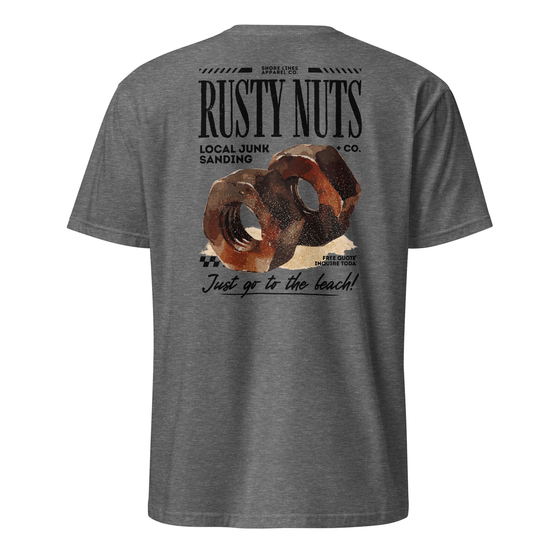 Rusty Nuts | Short Sleeve-graphite-Shore Lines Apparel Co.™