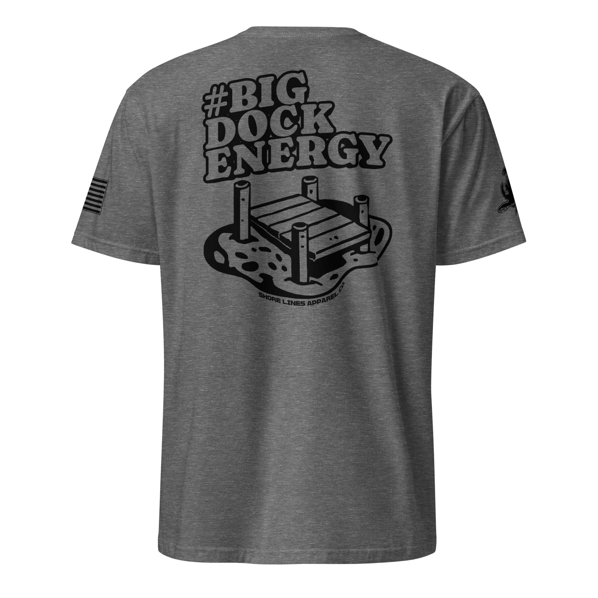 Big Dock Energy | Short Sleeve P-graphite-Shore Lines Apparel Co.™
