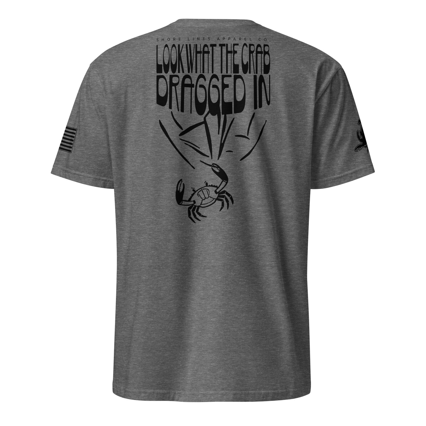 Look What the Crab Dragged In | Short Sleeve P-graphite-Shore Lines Apparel Co.™