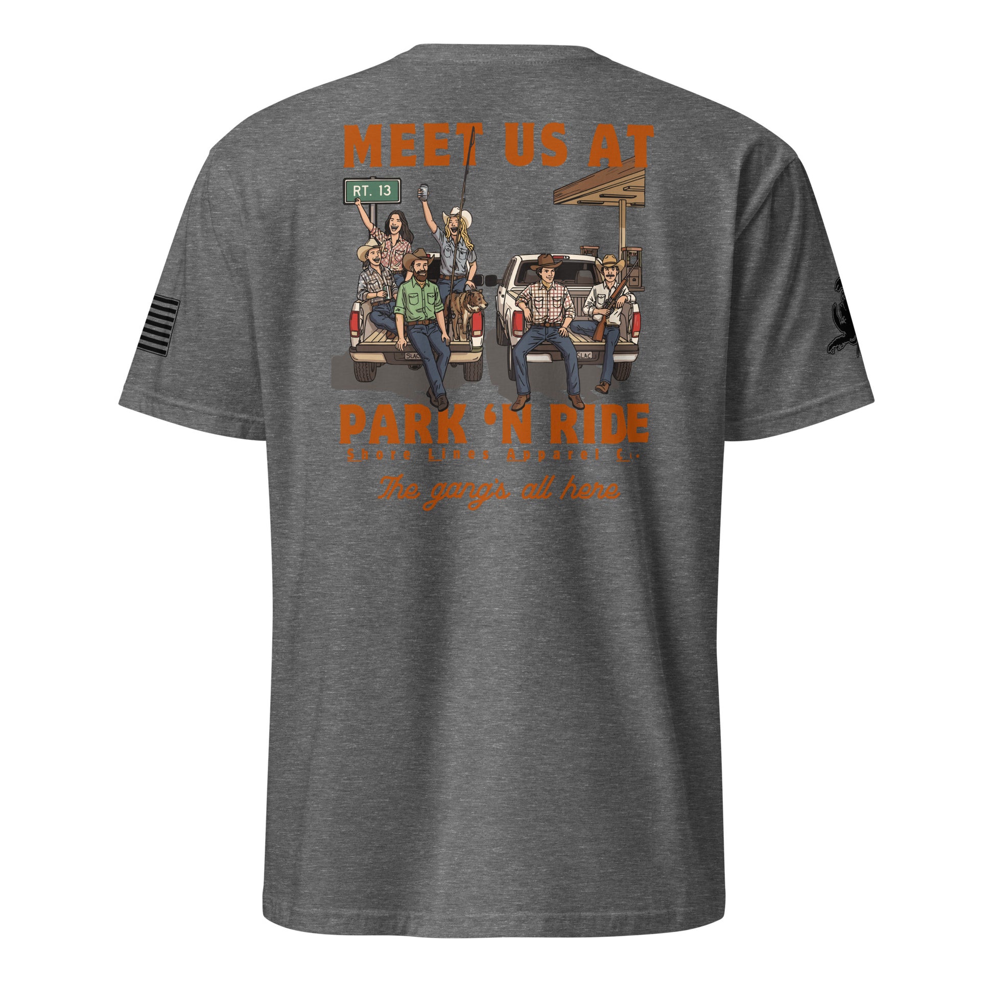 Park N Ride | Short Sleeve P-graphite-Shore Lines Apparel Co.™