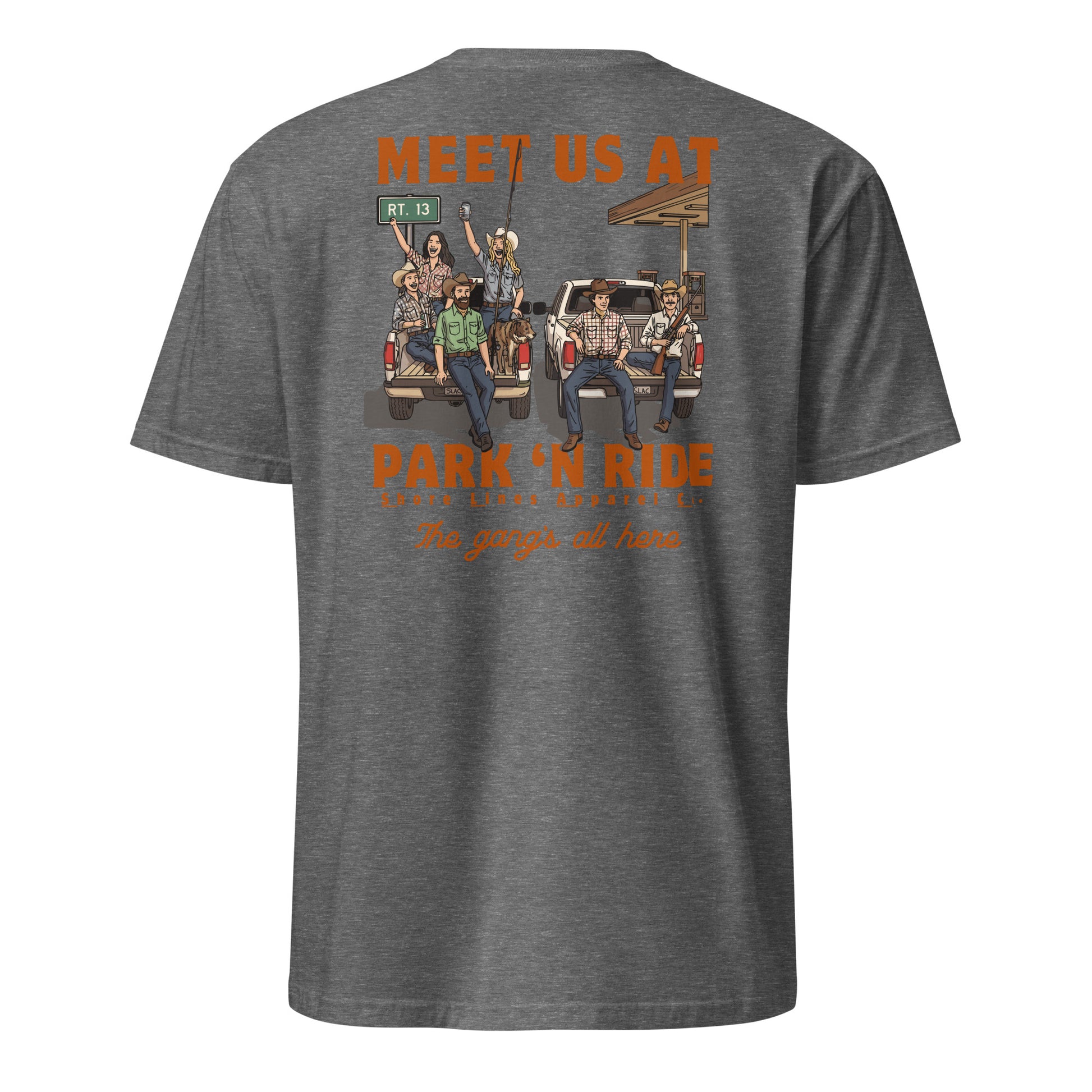 Park N Ride | Short Sleeve-graphite-Shore Lines Apparel Co.™