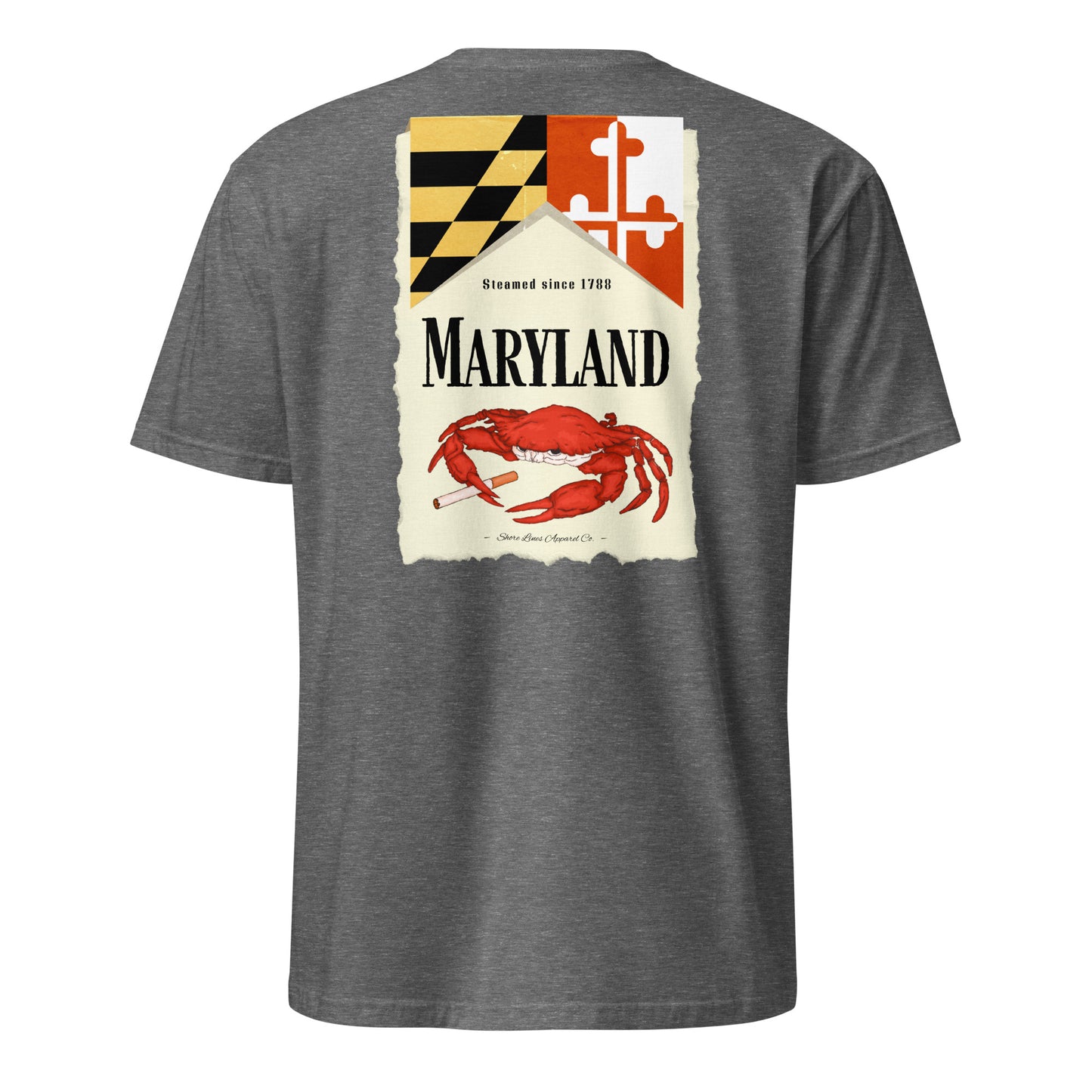 Maryland | Short Sleeve-graphite-Shore Lines Apparel Co.™