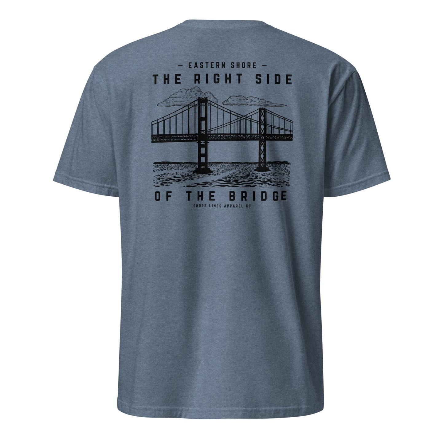 The Right Side CBB | SS-heatherindigo-Shore Lines Apparel Co.