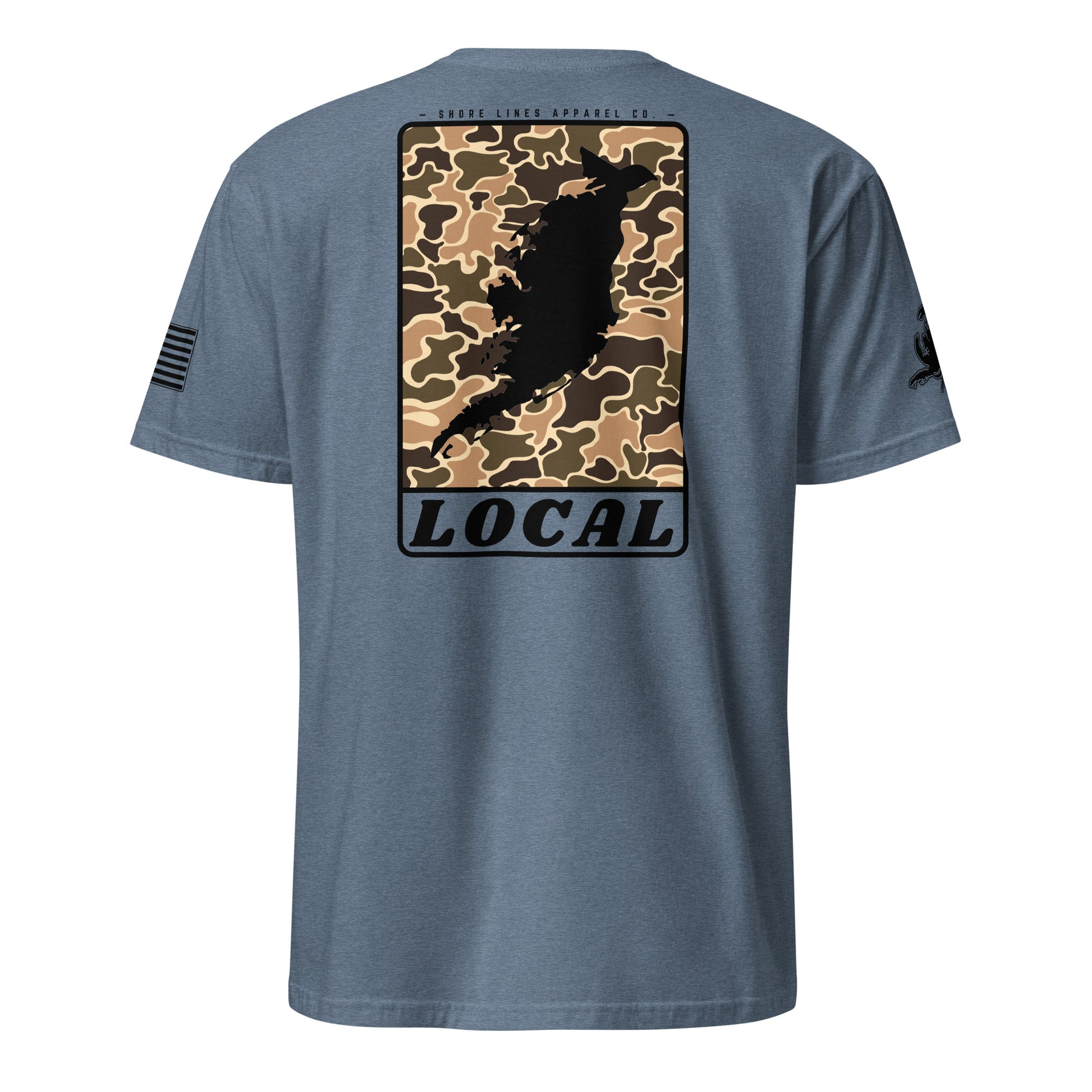 LOCAL | SS P-heatherindigo-Shore Lines Apparel Co.