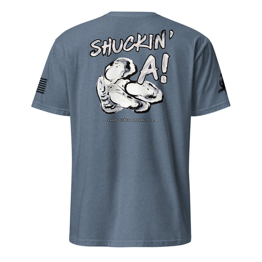 Shuckin A | Core SS P-heatherindigo-Shore Lines Apparel Co.