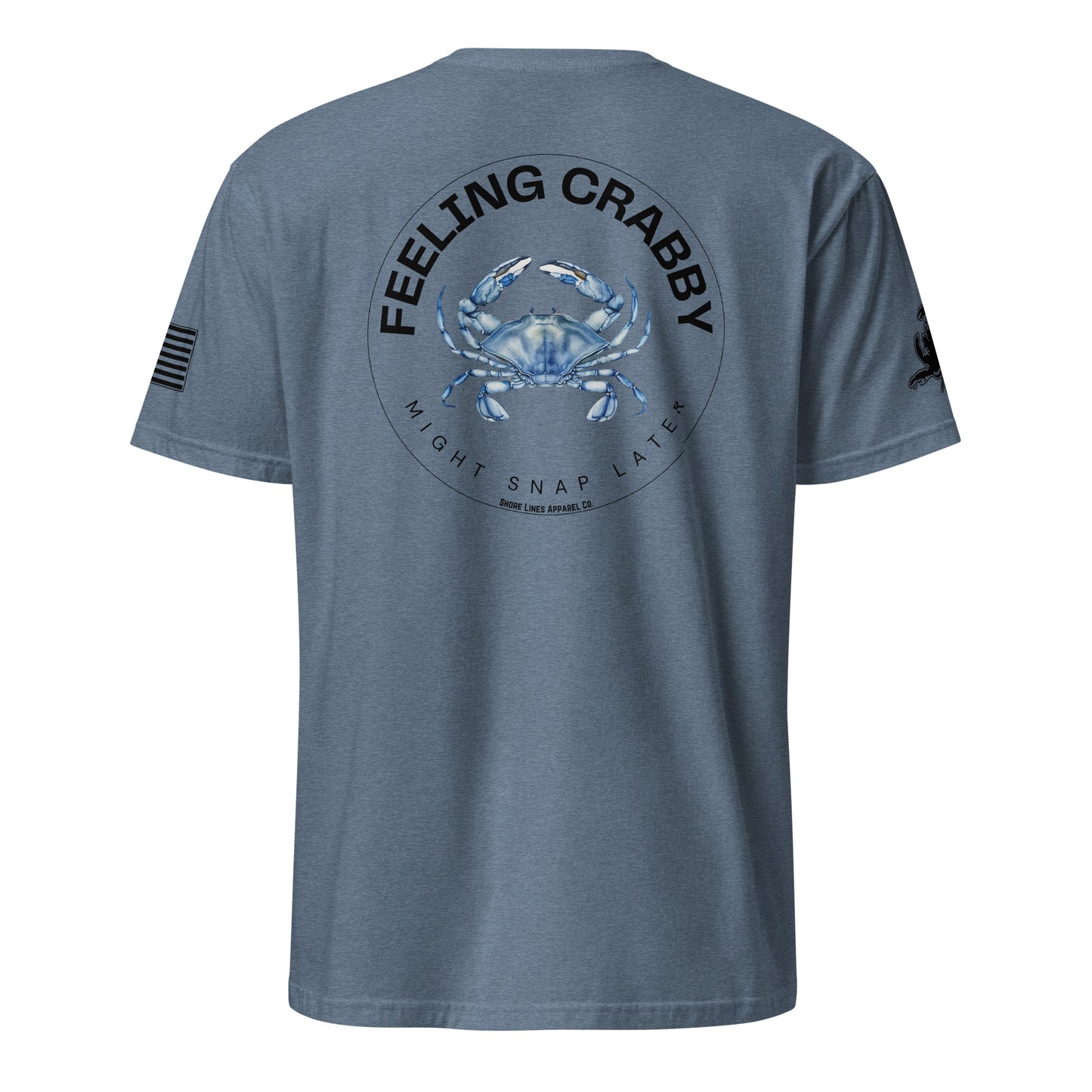 Feeling Crabby | SS P-heatherindigo-Shore Lines Apparel Co.