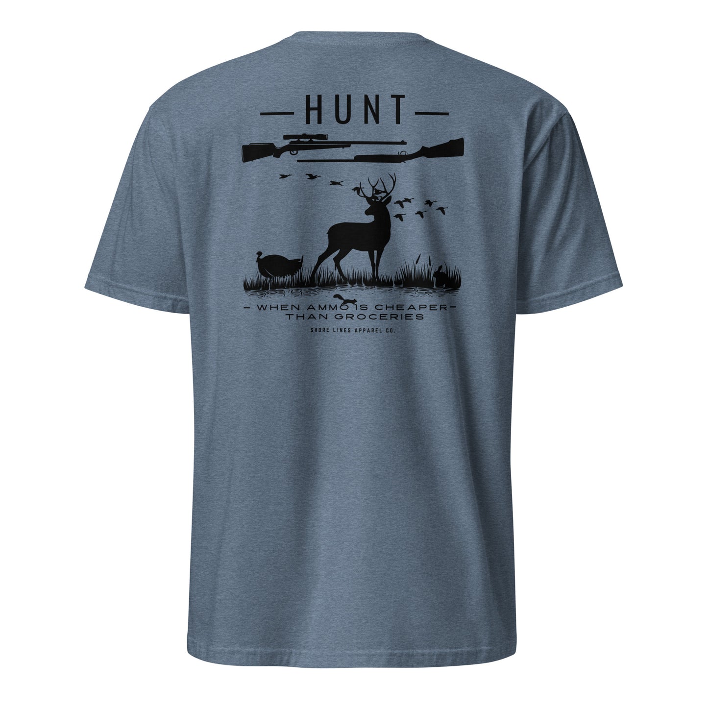 Hunt | Core SS-heatherindigo-Shore Lines Apparel Co.