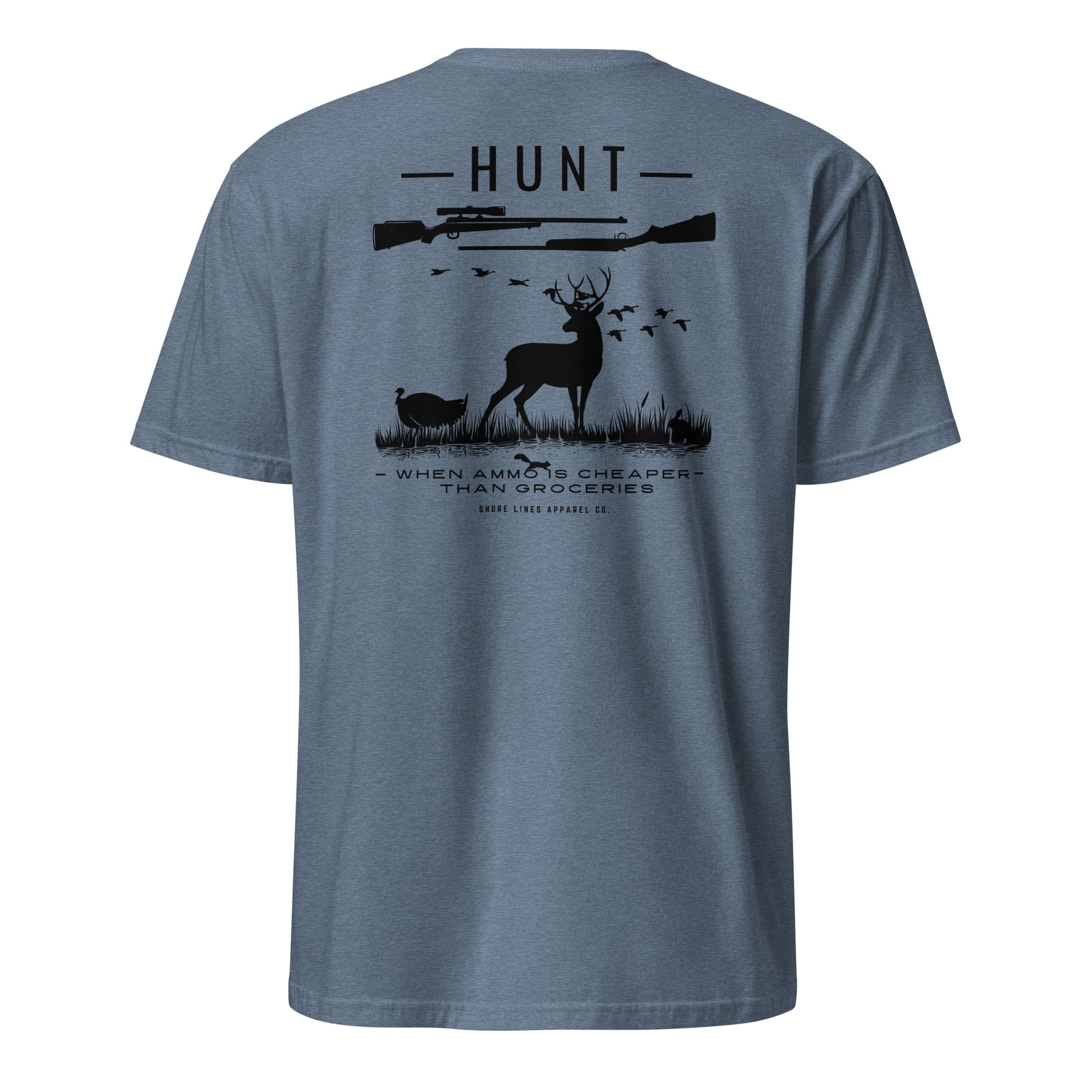 Hunt | Core SS-heatherindigo-Shore Lines Apparel Co.