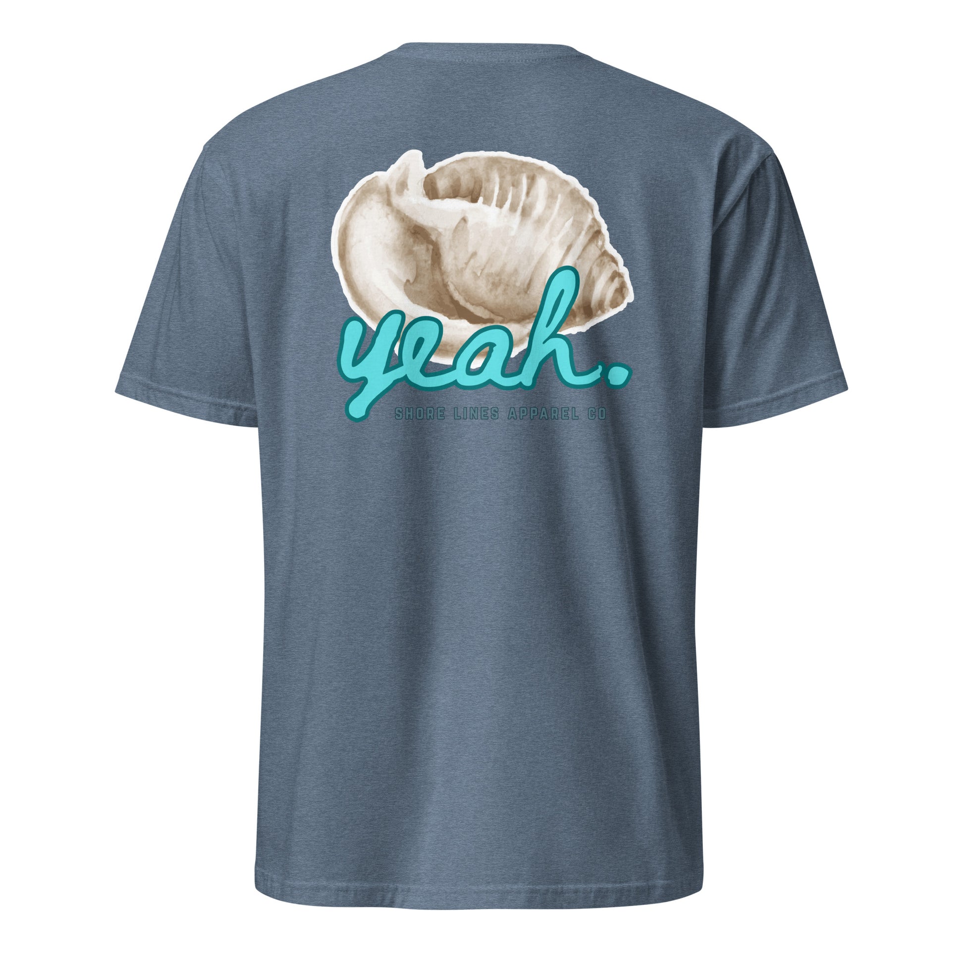 Shell Yeah | SS-heatherindigo-Shore Lines Apparel Co.