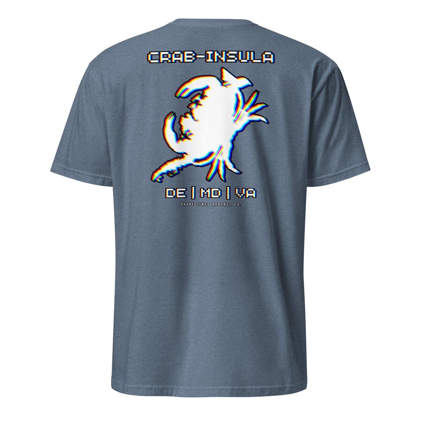 Crabinsula (Retro) | SS-heatherindigo-Shore Lines Apparel Co.