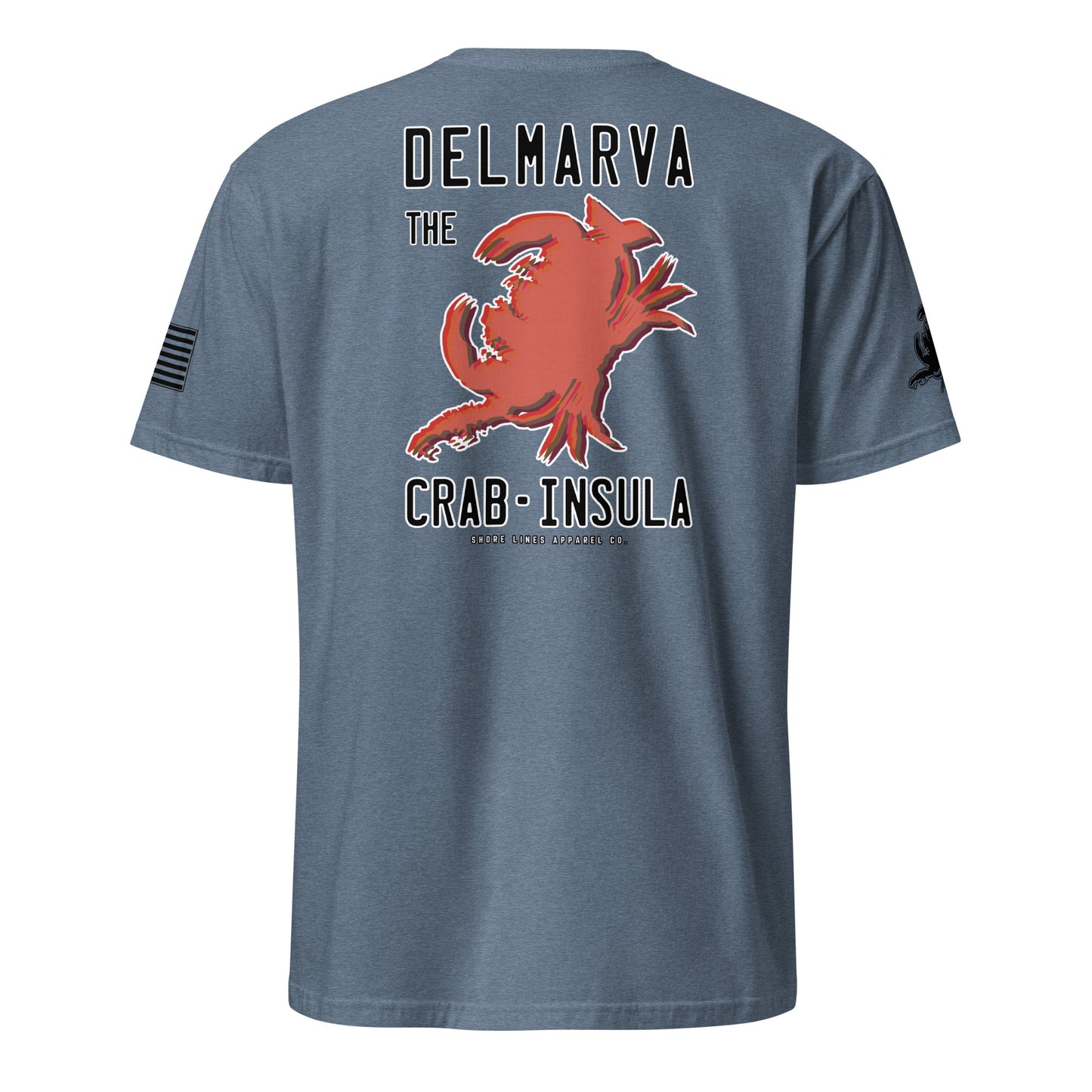 Crabinsula | SS P-heatherindigo-Shore Lines Apparel Co.