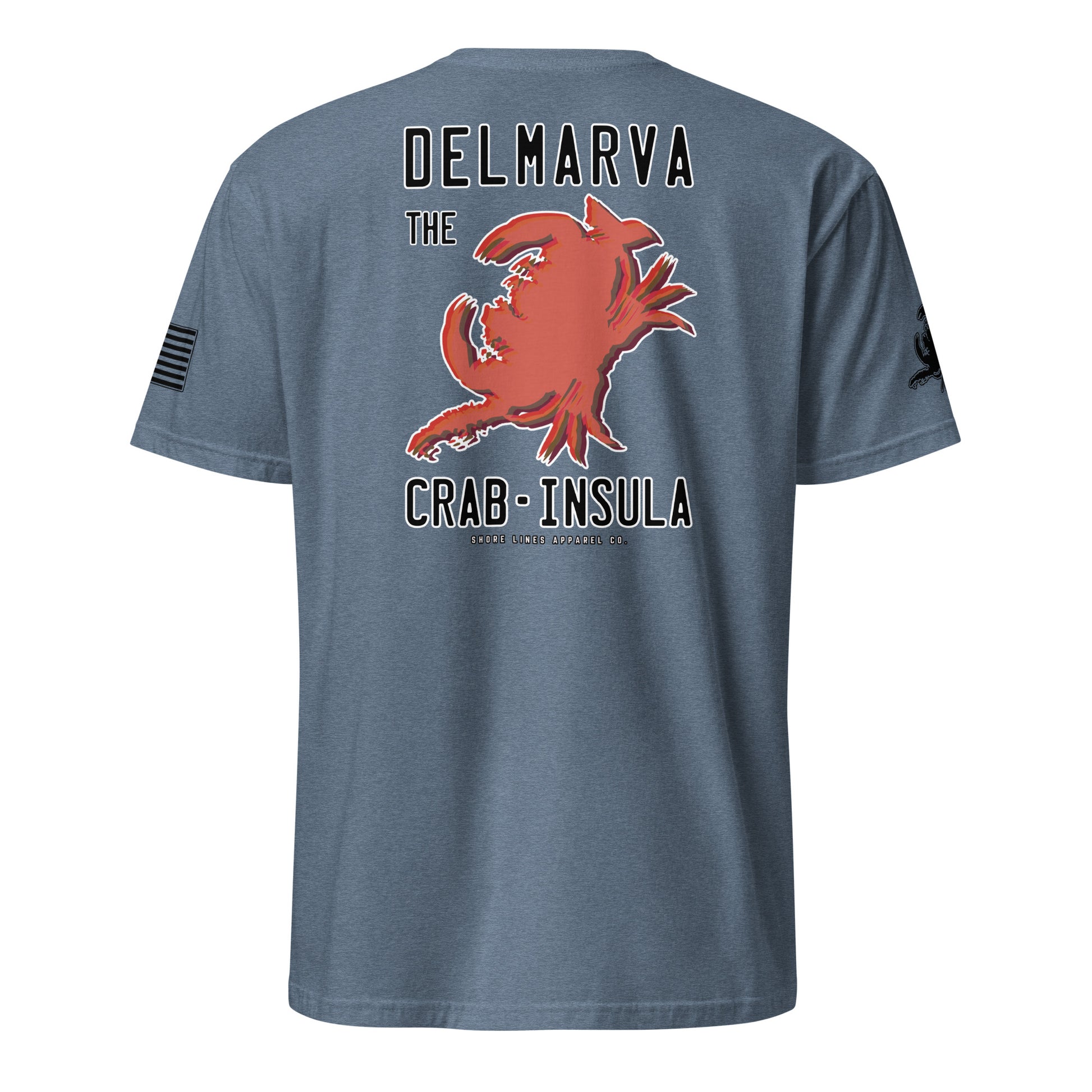 Crabinsula | SS P-heatherindigo-Shore Lines Apparel Co.
