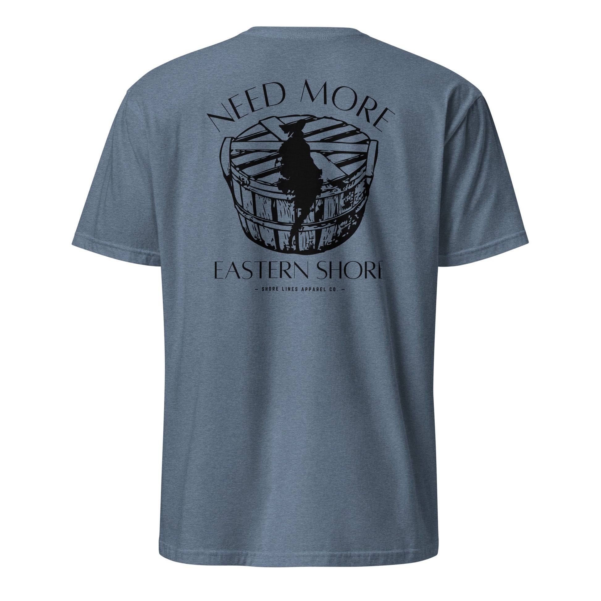 Need More Eastern Shore | SS-heatherindigo-Shore Lines Apparel Co.