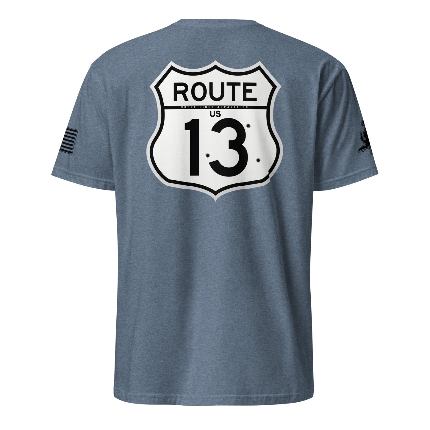 Route 13 | SS P-heatherindigo-Shore Lines Apparel Co.