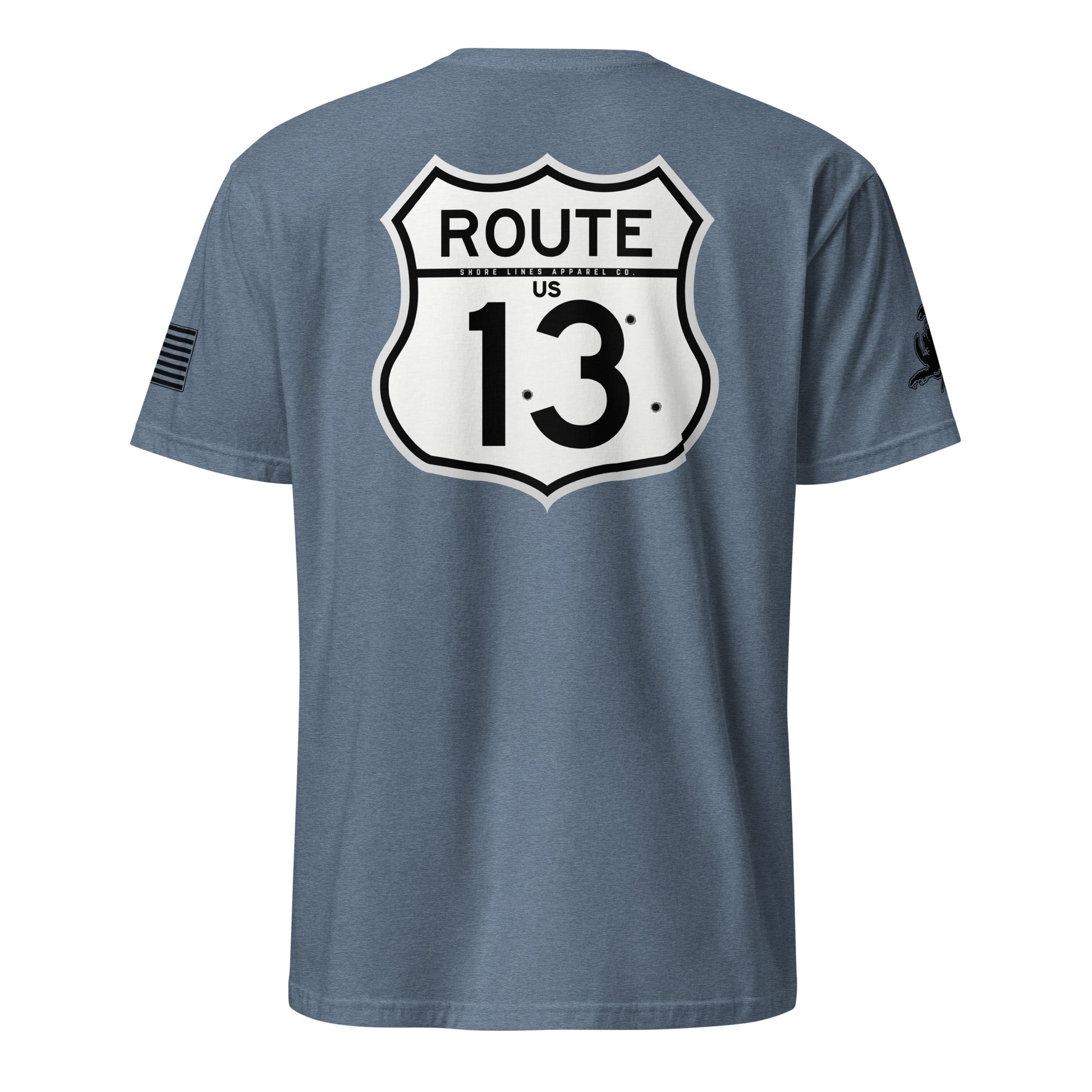 Route 13 | SS P-heatherindigo-Shore Lines Apparel Co.