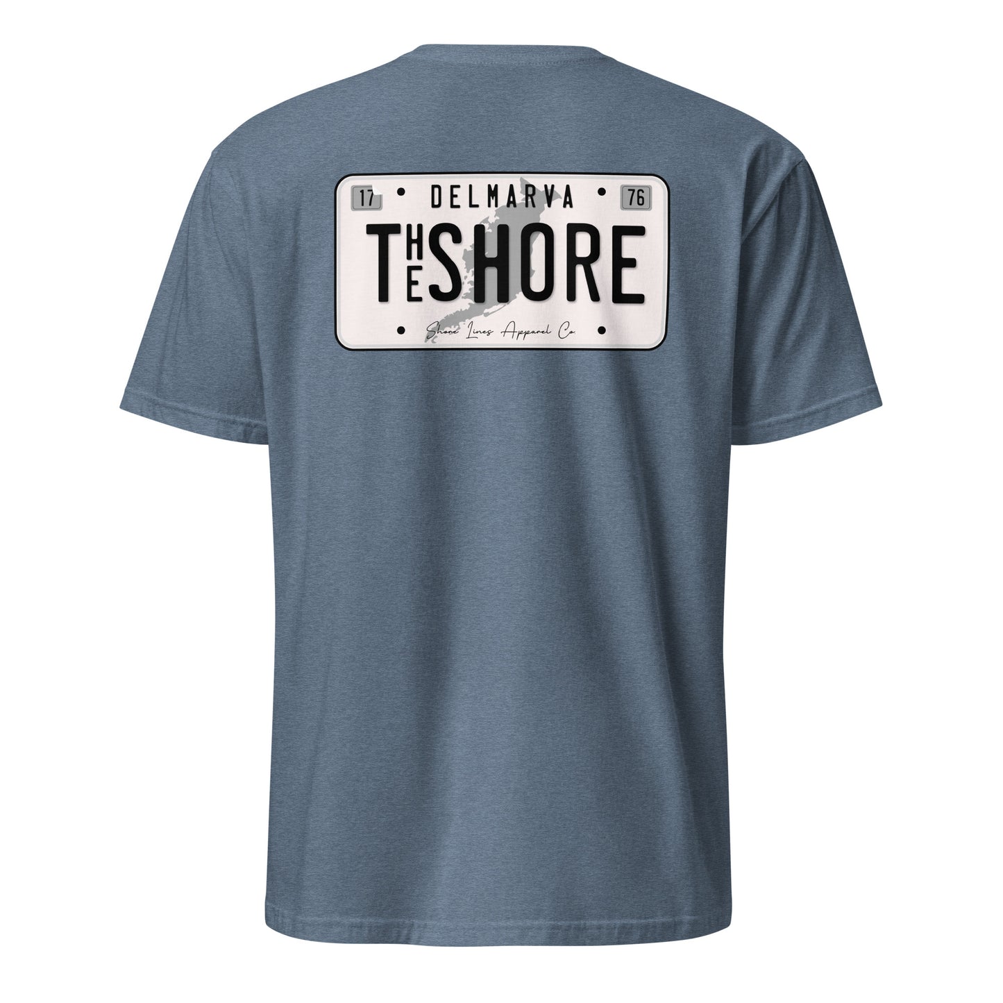 License Plate | SS-heatherindigo-Shore Lines Apparel Co.