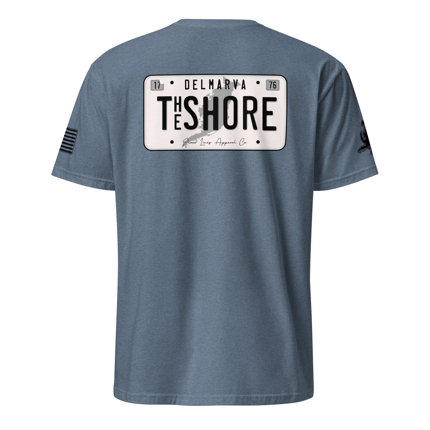 License Plate | SS P-heatherindigo-Shore Lines Apparel Co.