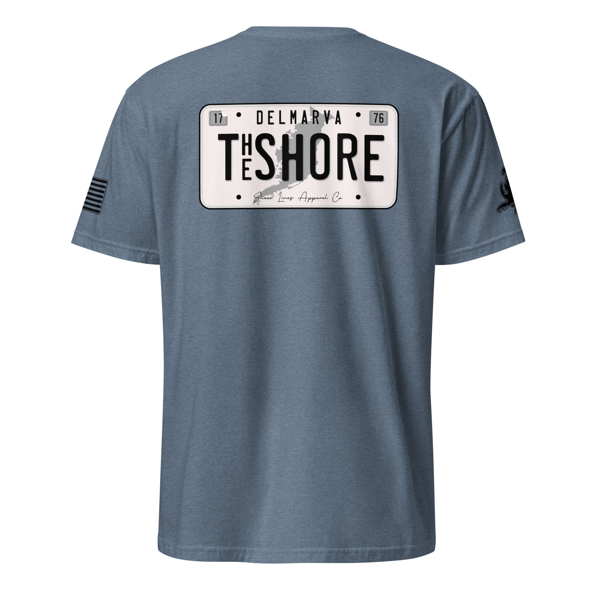License Plate | SS P-heatherindigo-Shore Lines Apparel Co.