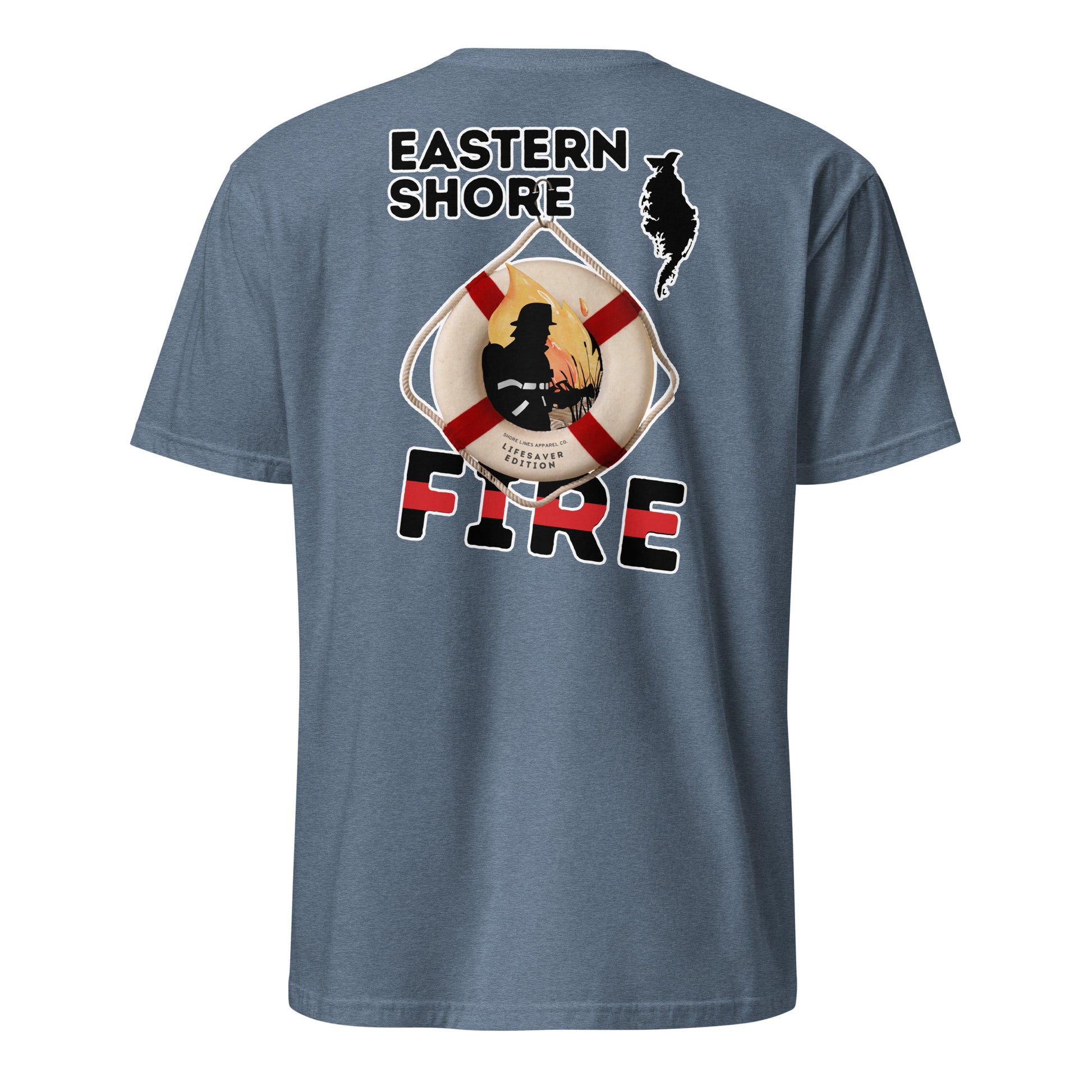 Fire | Lifesaver Edition | Core SS-indigo-Shore Lines Apparel Co.