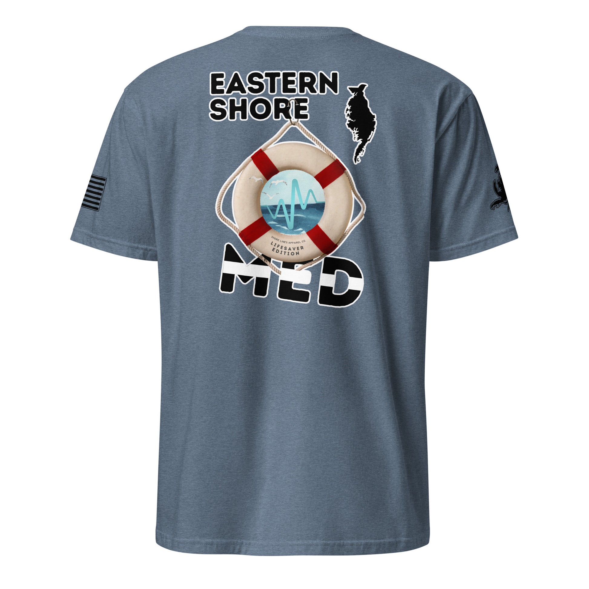 Med | Lifesaver Edition | Core SS P-indigo-Shore Lines Apparel Co.