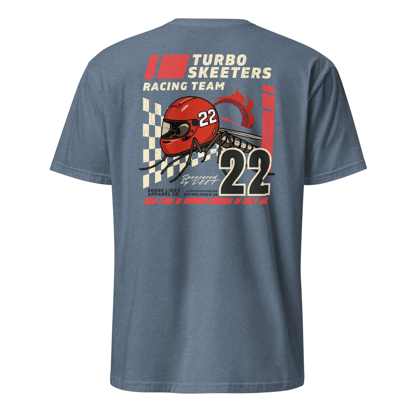 Turbo Skeeters | Short Sleeve-heatherindigo-Shore Lines Apparel Co.™
