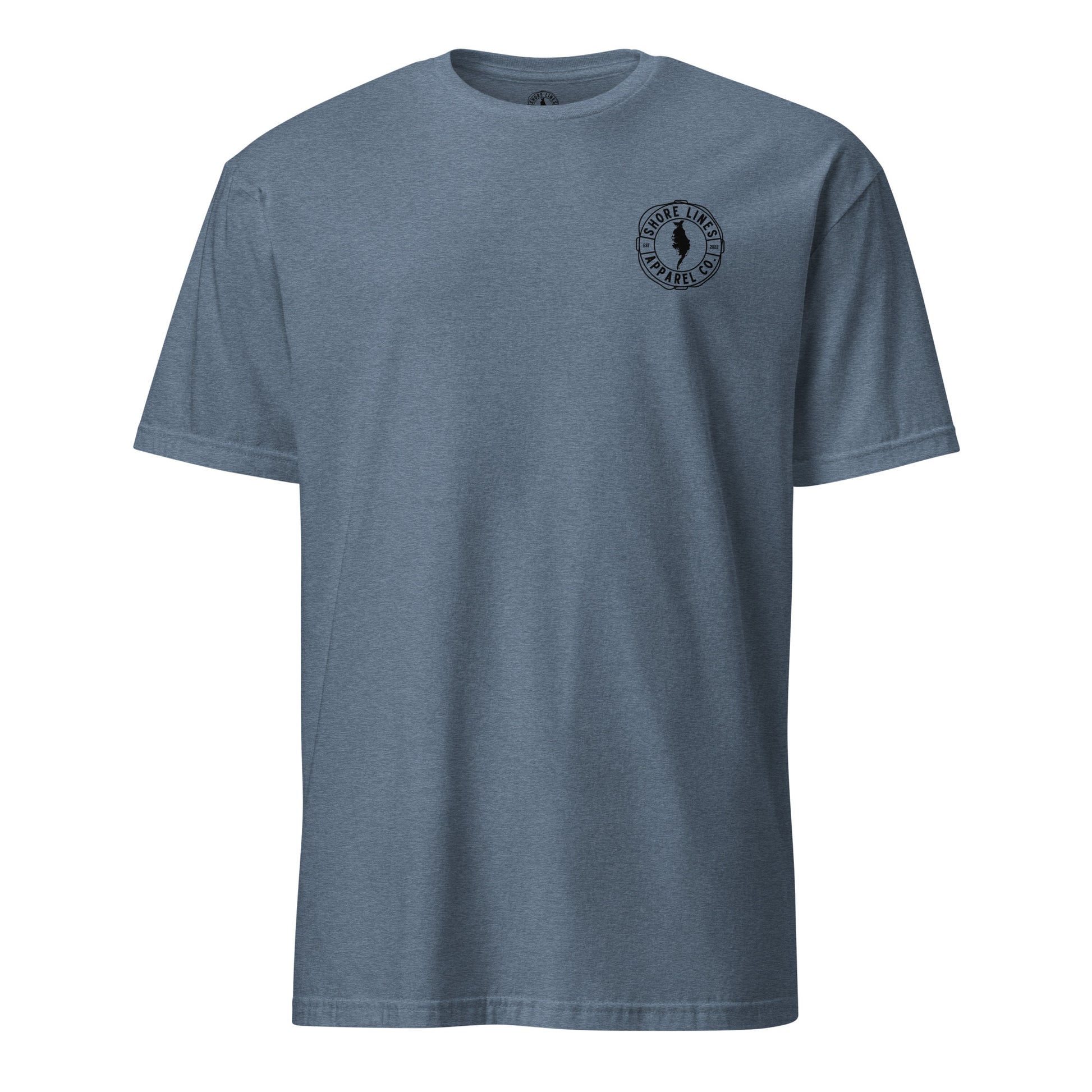 The Right Side CBB | SS-heatherindigo-Shore Lines Apparel Co.