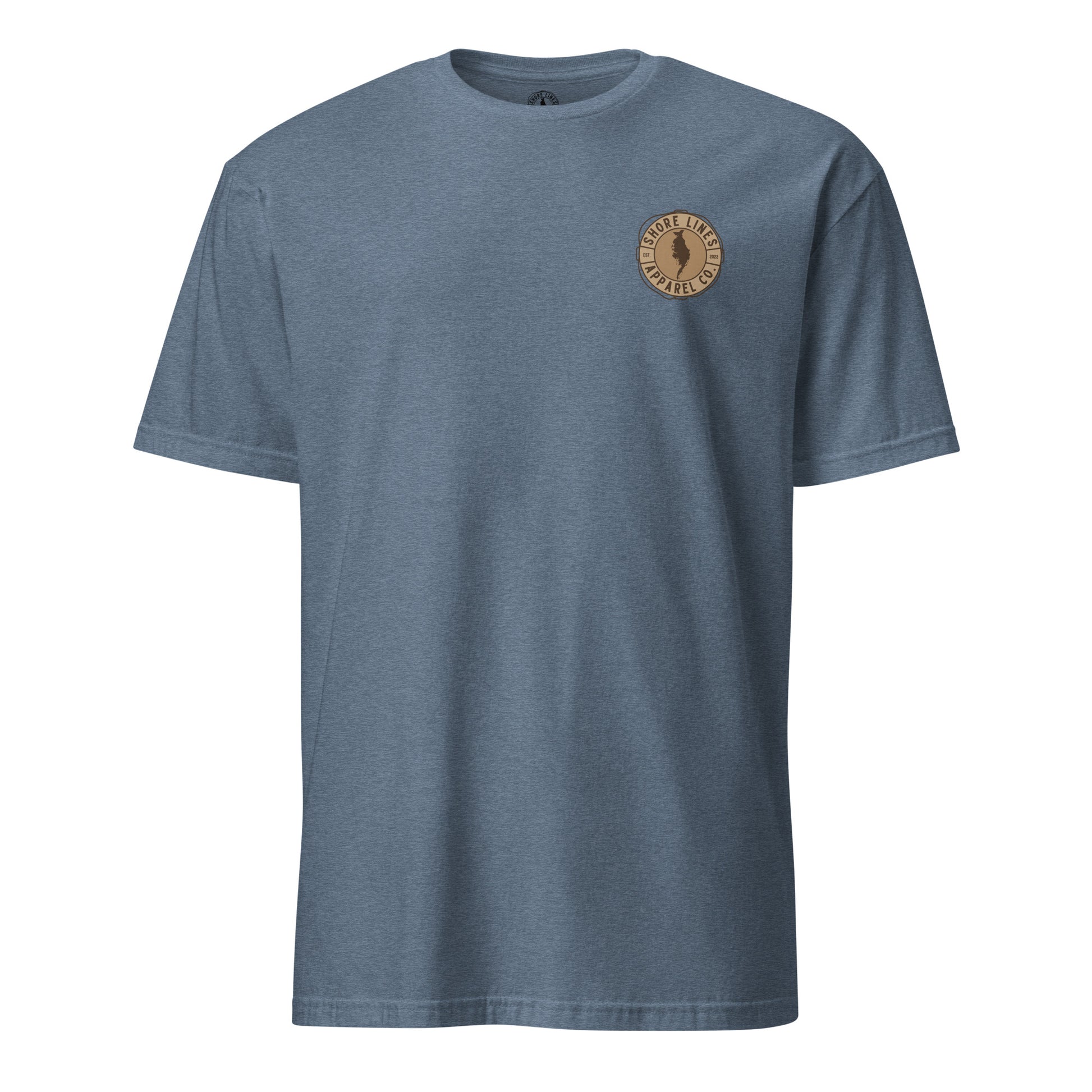 Shore Lines Espresso | SS-heatherindigo-Shore Lines Apparel Co.
