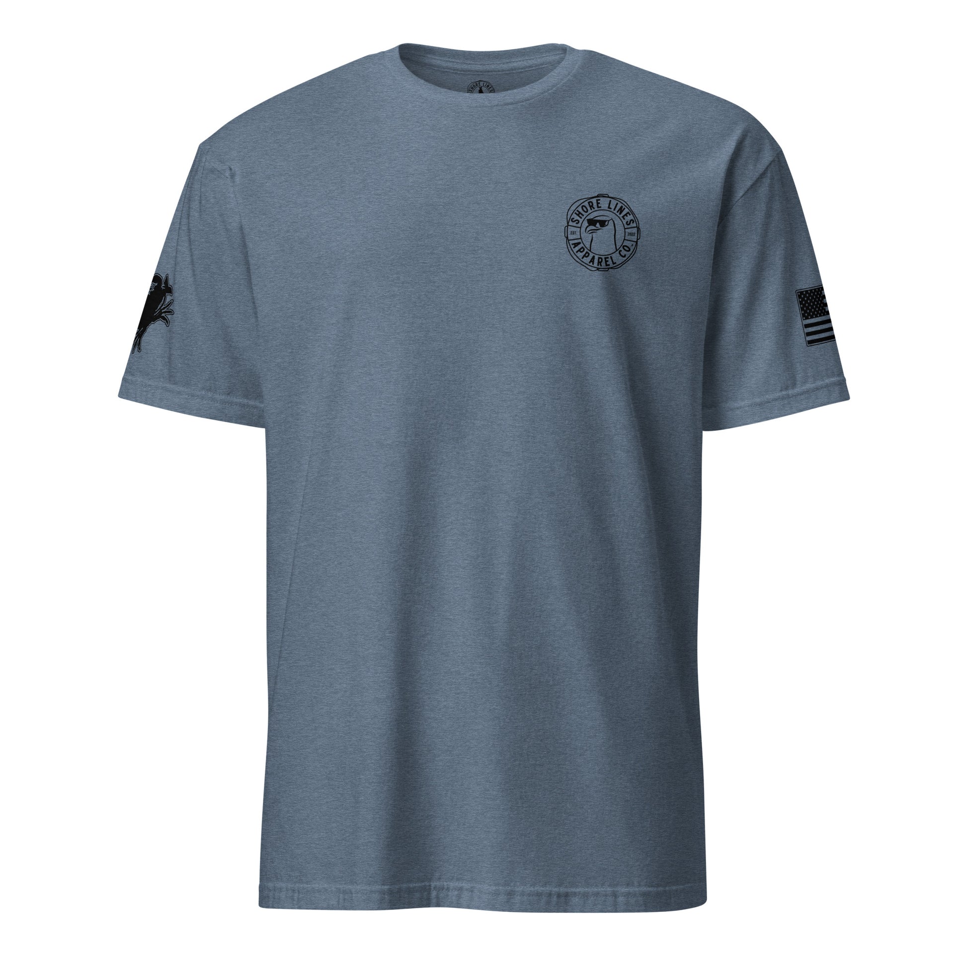 Maryland | Short Sleeve P-heatherindigo-Shore Lines Apparel Co.™