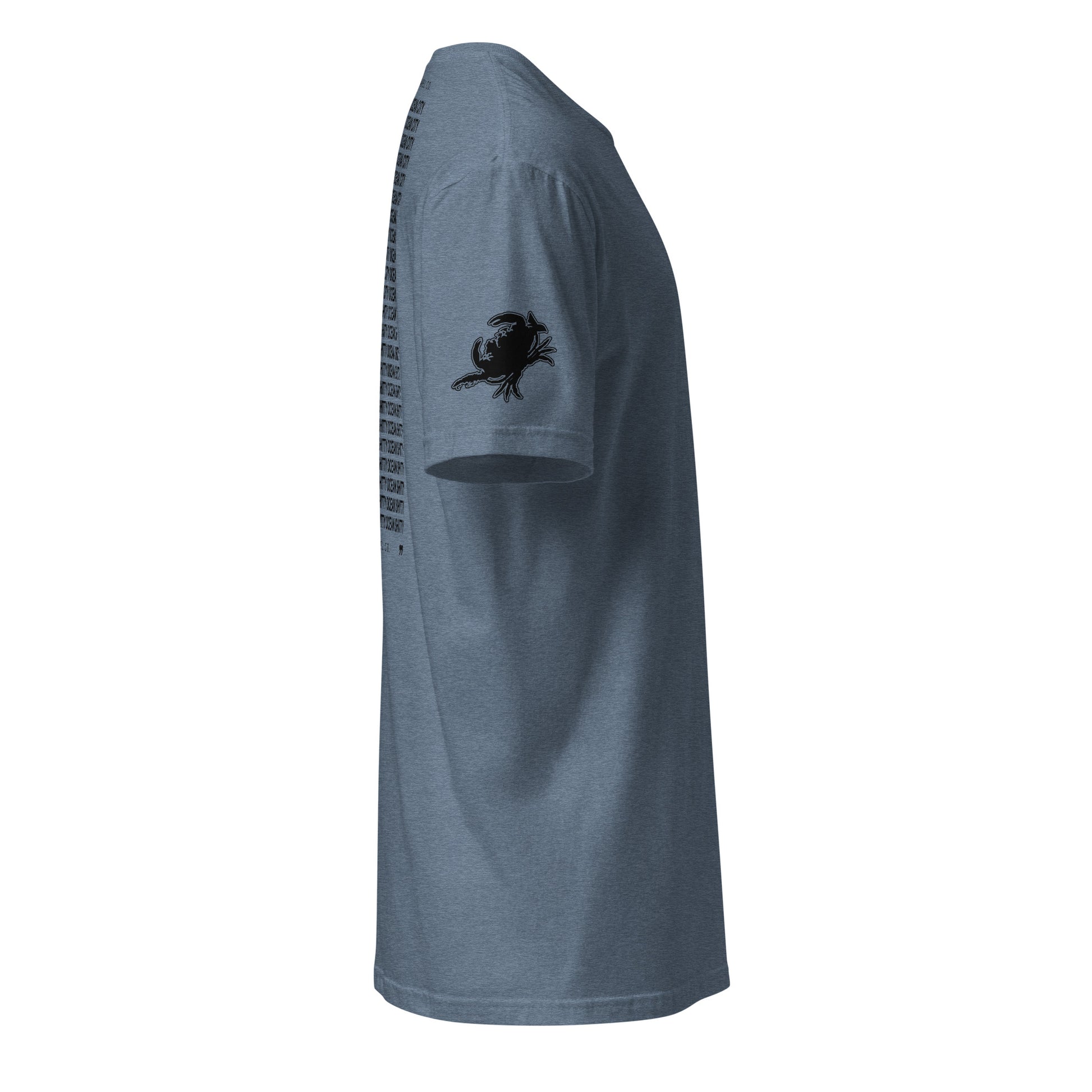 Ocean Shitty | Short Sleeve P-heatherindigo-Shore Lines Apparel Co.™