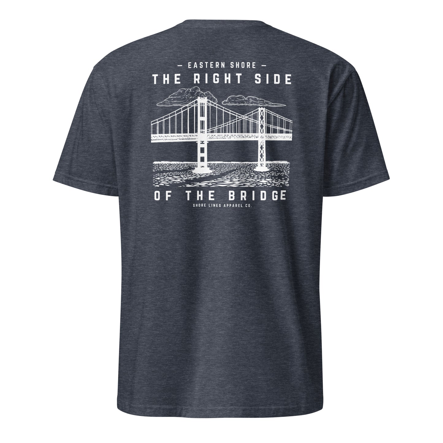 The Right Side CBB | SS-heathernavy-Shore Lines Apparel Co.