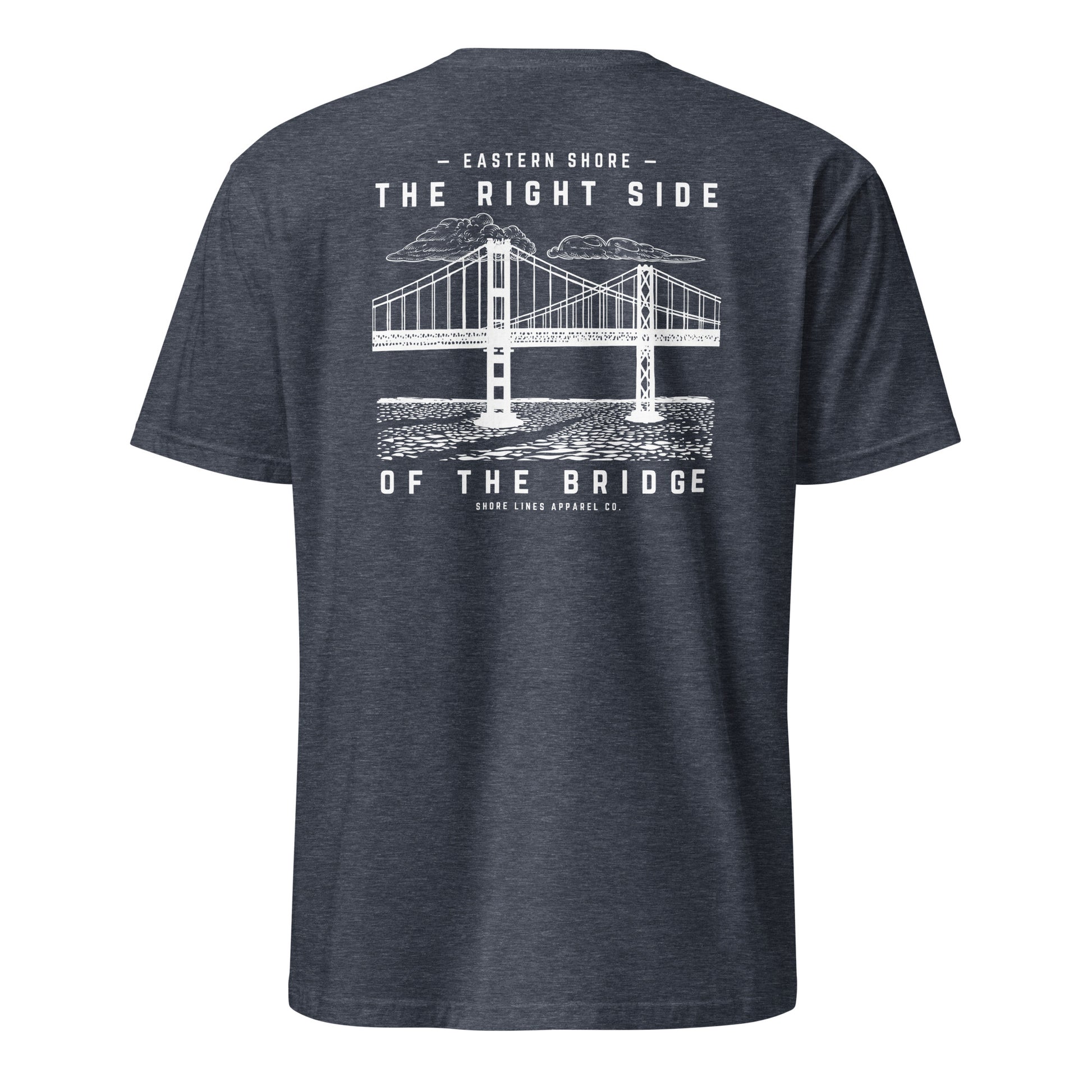 The Right Side CBB | SS-heathernavy-Shore Lines Apparel Co.