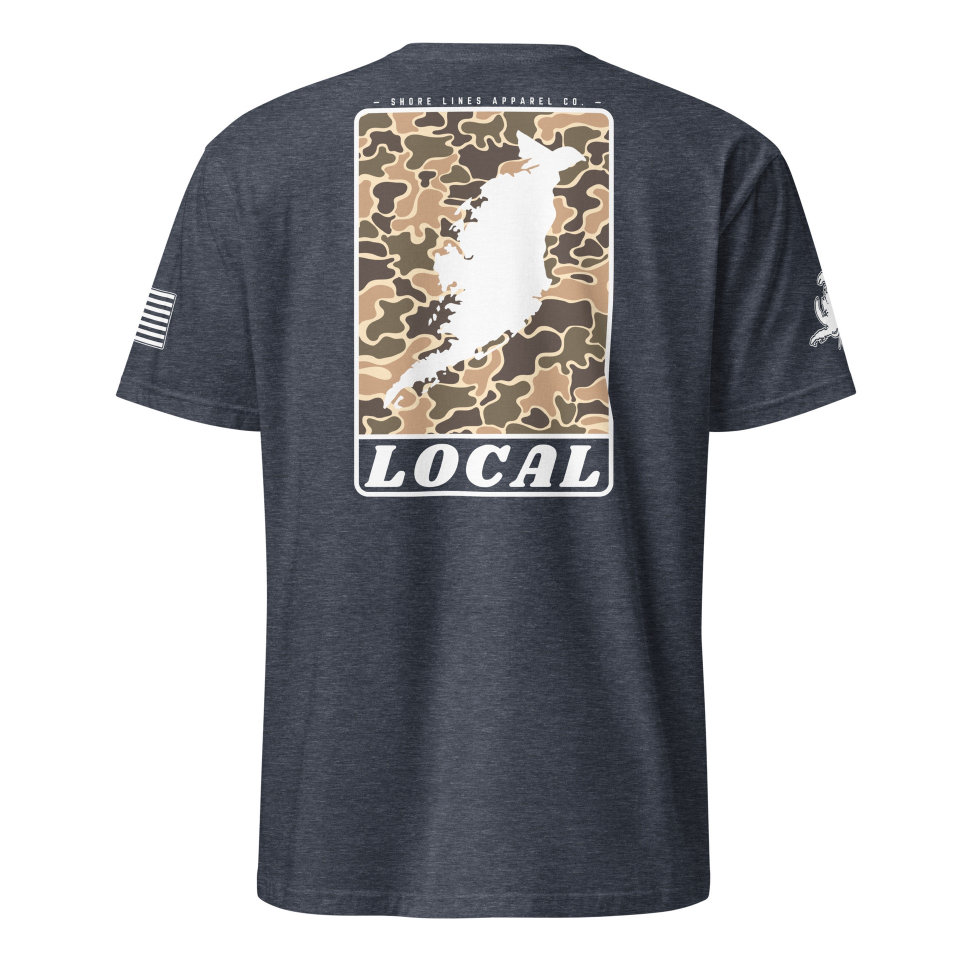 LOCAL | SS P-heathernavy-Shore Lines Apparel Co.