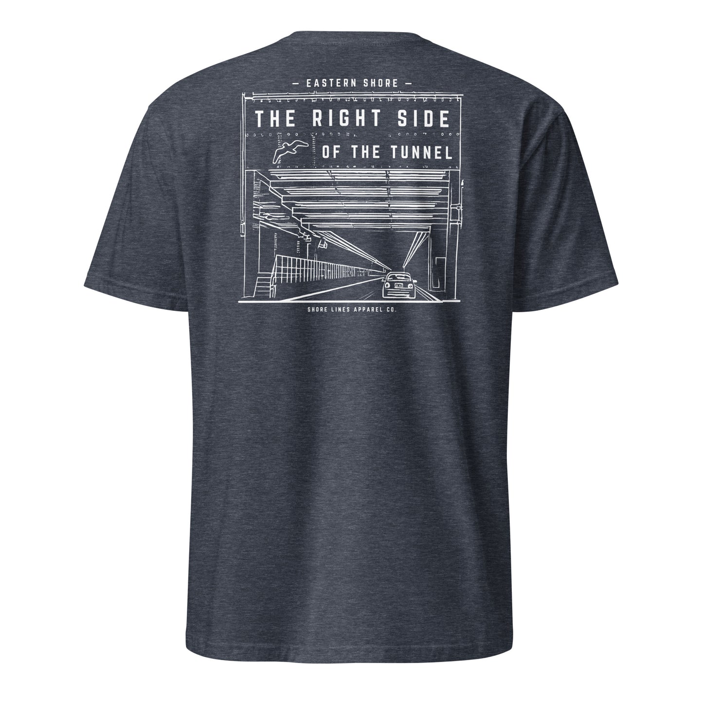 The Right Side CBBT | Core SS-heathernavy-Shore Lines Apparel Co.