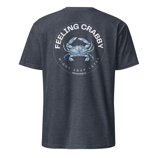 Feeling Crabby | SS-heathernavy-Shore Lines Apparel Co.