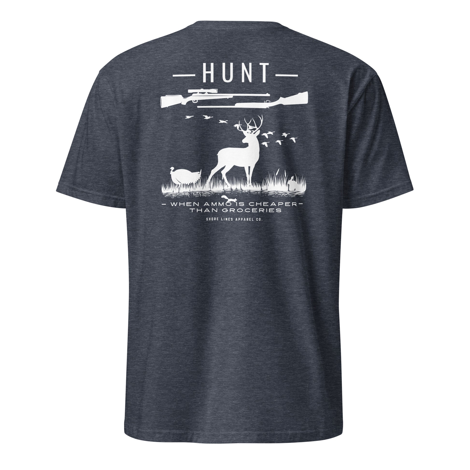 Hunt | Core SS-heathernavy-Shore Lines Apparel Co.
