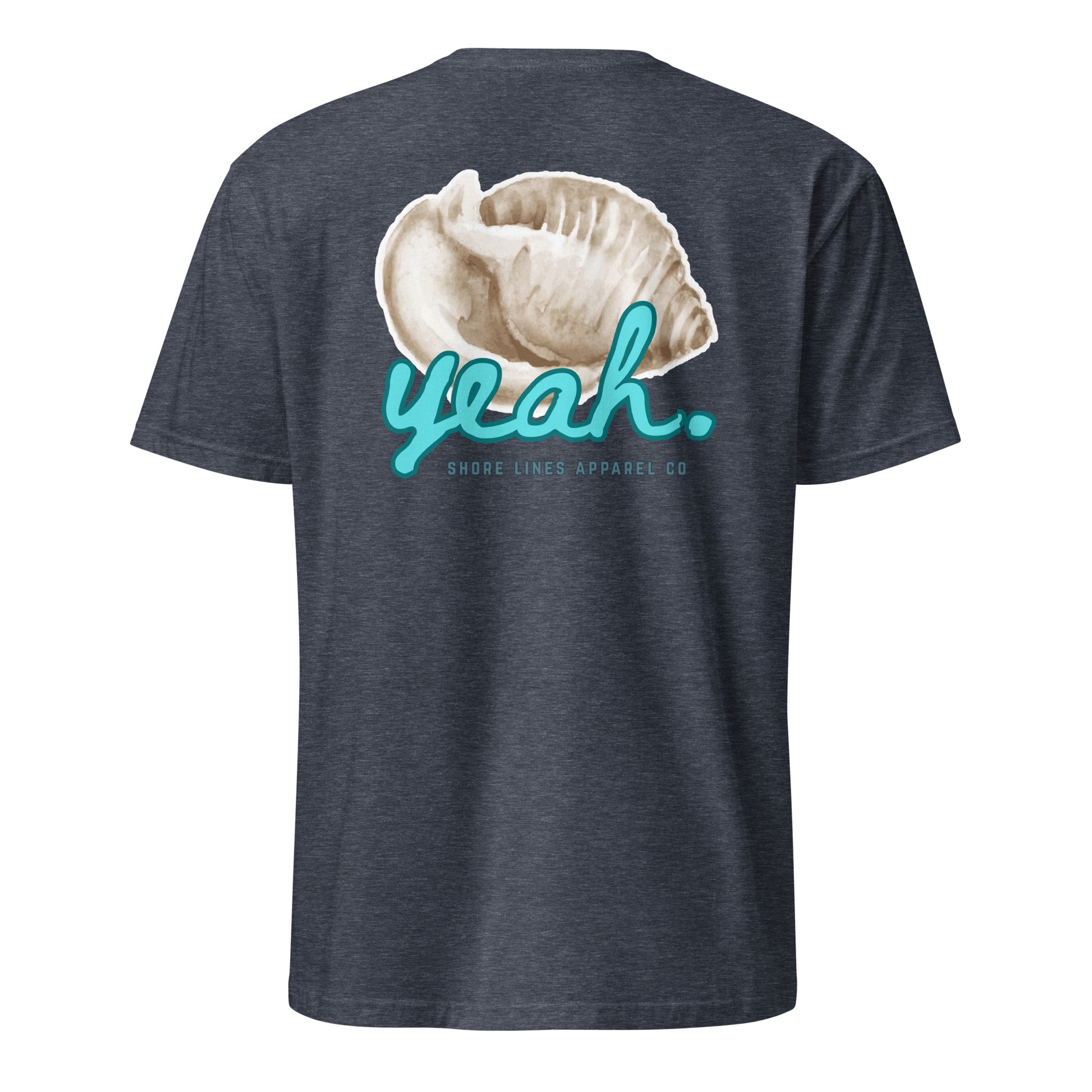Shell Yeah | SS-heathernavy-Shore Lines Apparel Co.