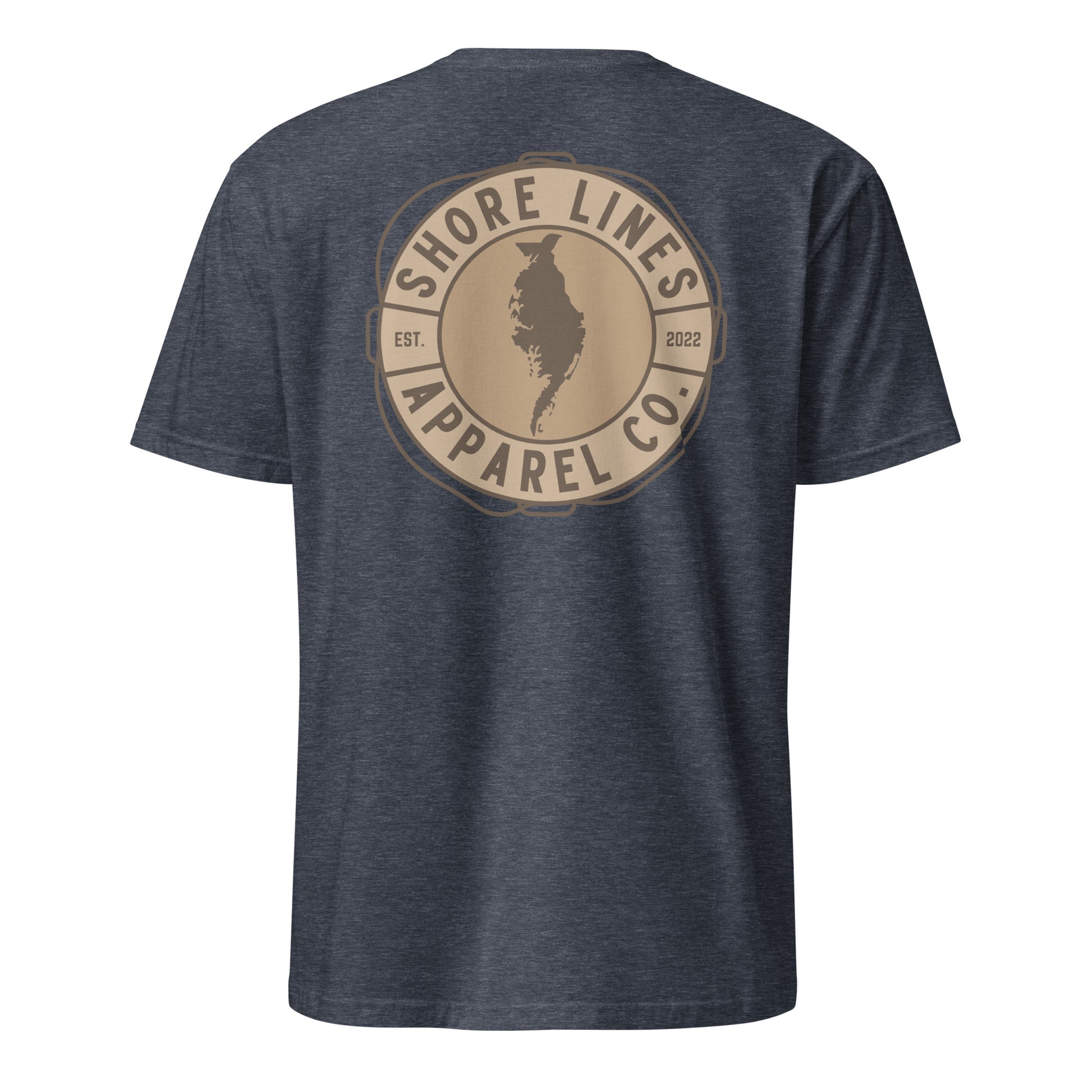Shore Lines Espresso | SS-heathernavy-Shore Lines Apparel Co.