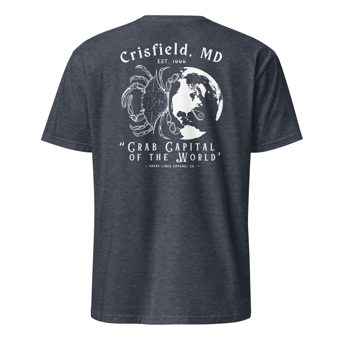 Crisfield | SS-heathernavy-Shore Lines Apparel Co.